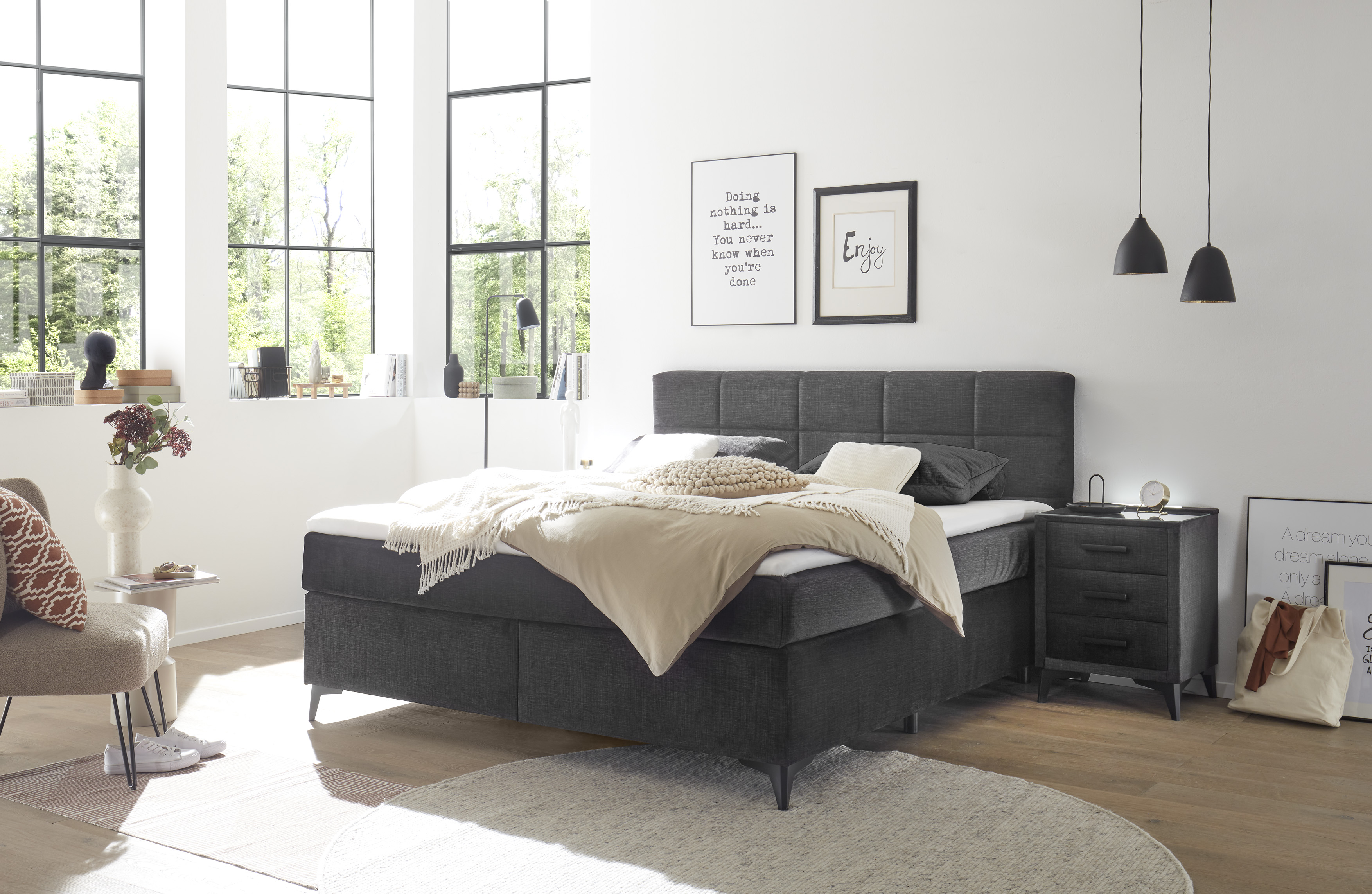ED LIFESTYLE Lit boxspring NAVARRA