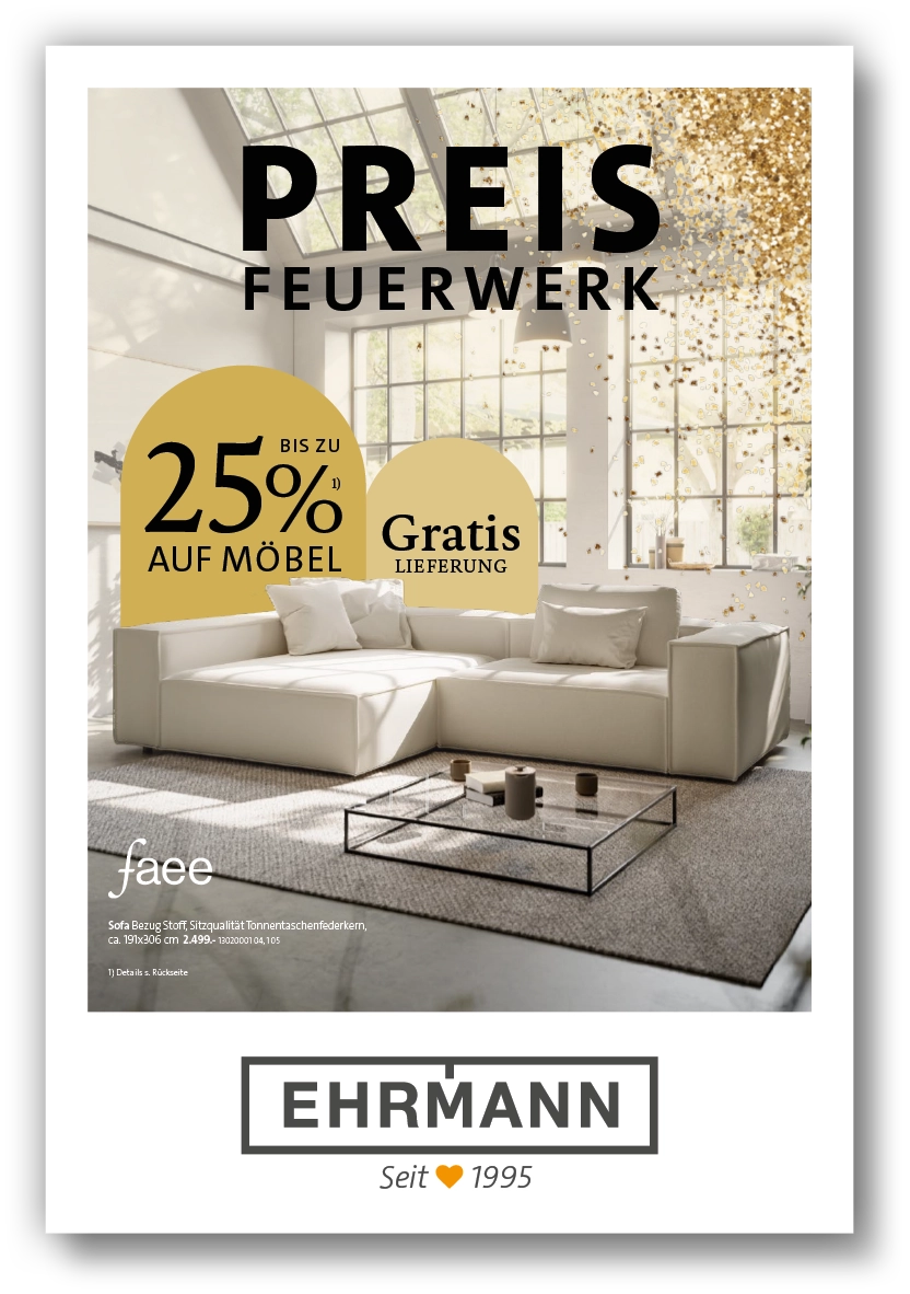 Preisfeuerwerk Trendhausprospekt