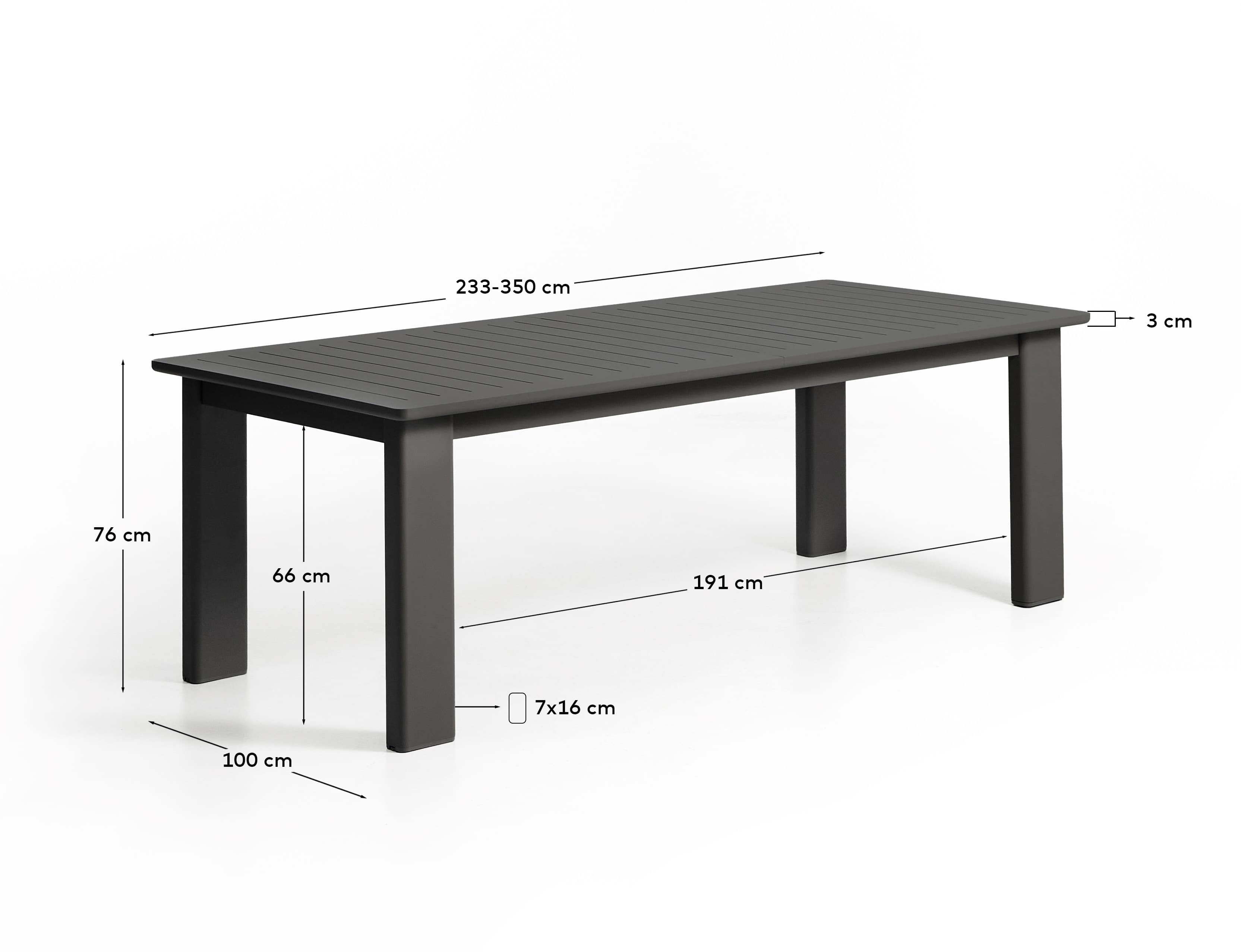 KAVE HOME Gartentisch LIVORNO