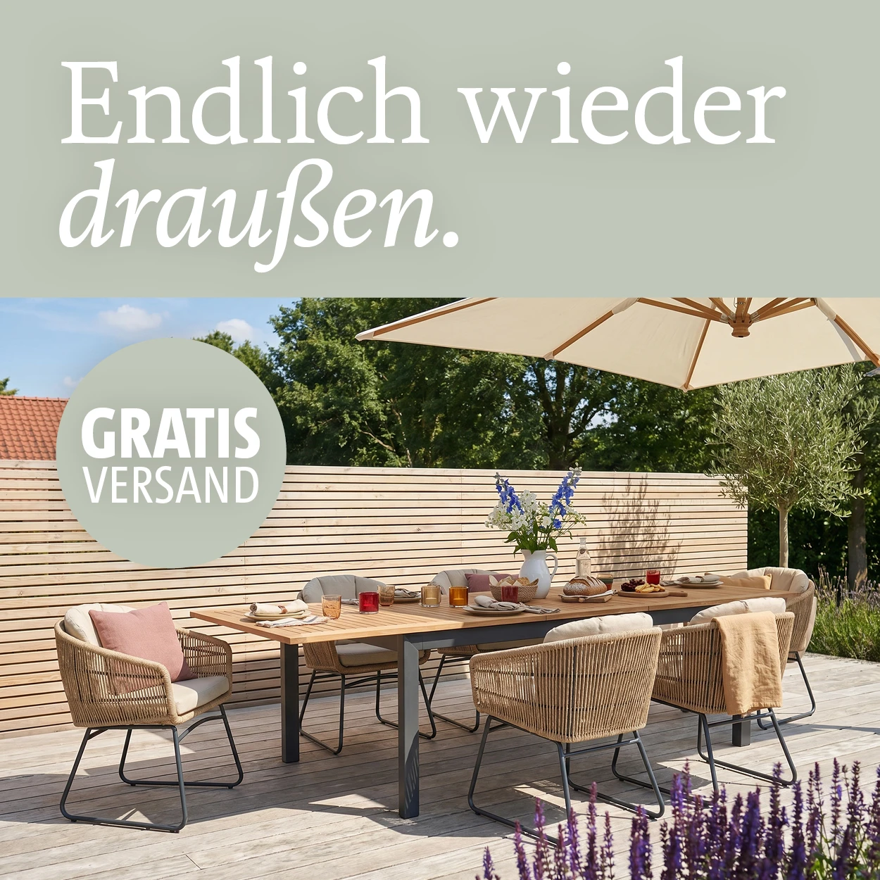 Endlich wieder draußen