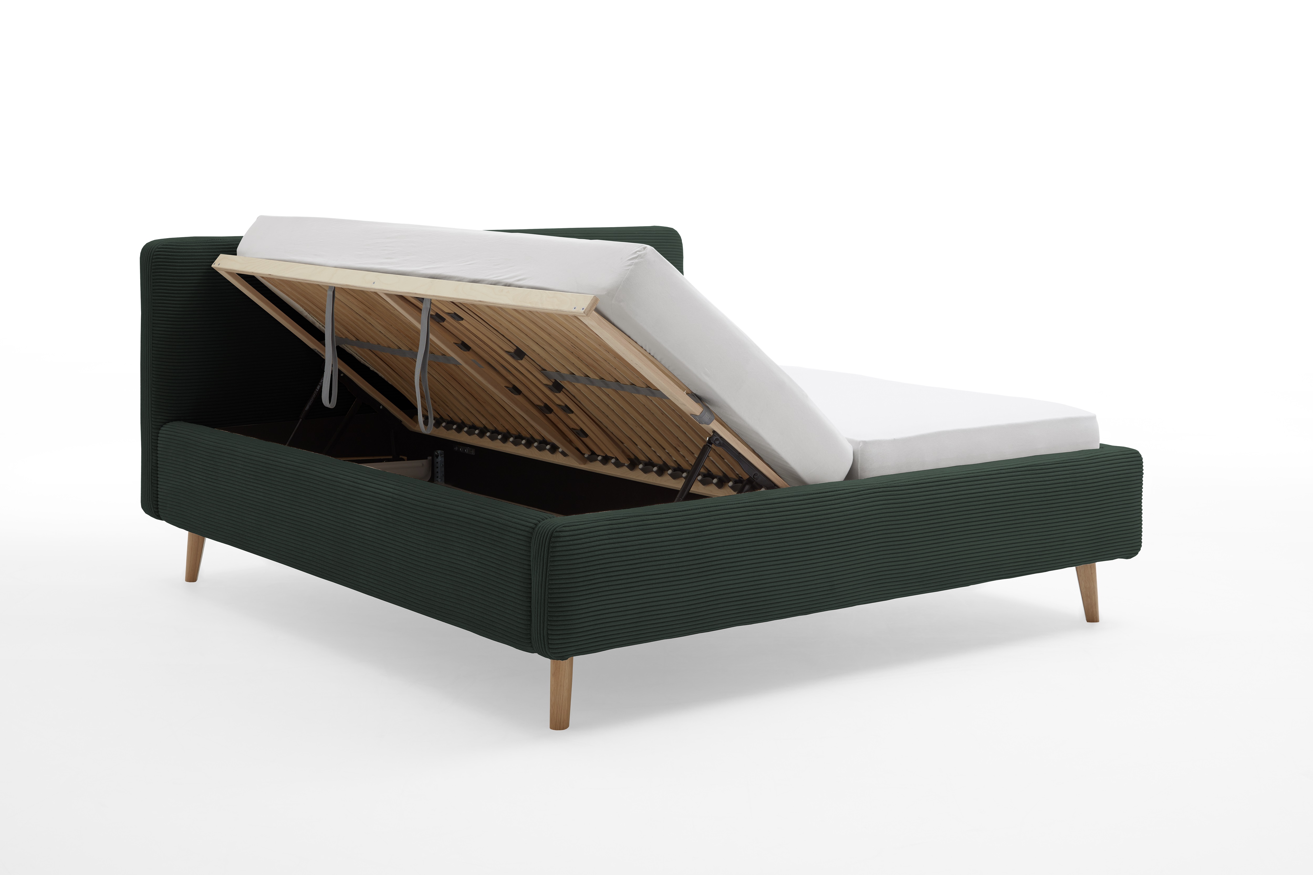 Meise upholstered bed MATTIS with bed box