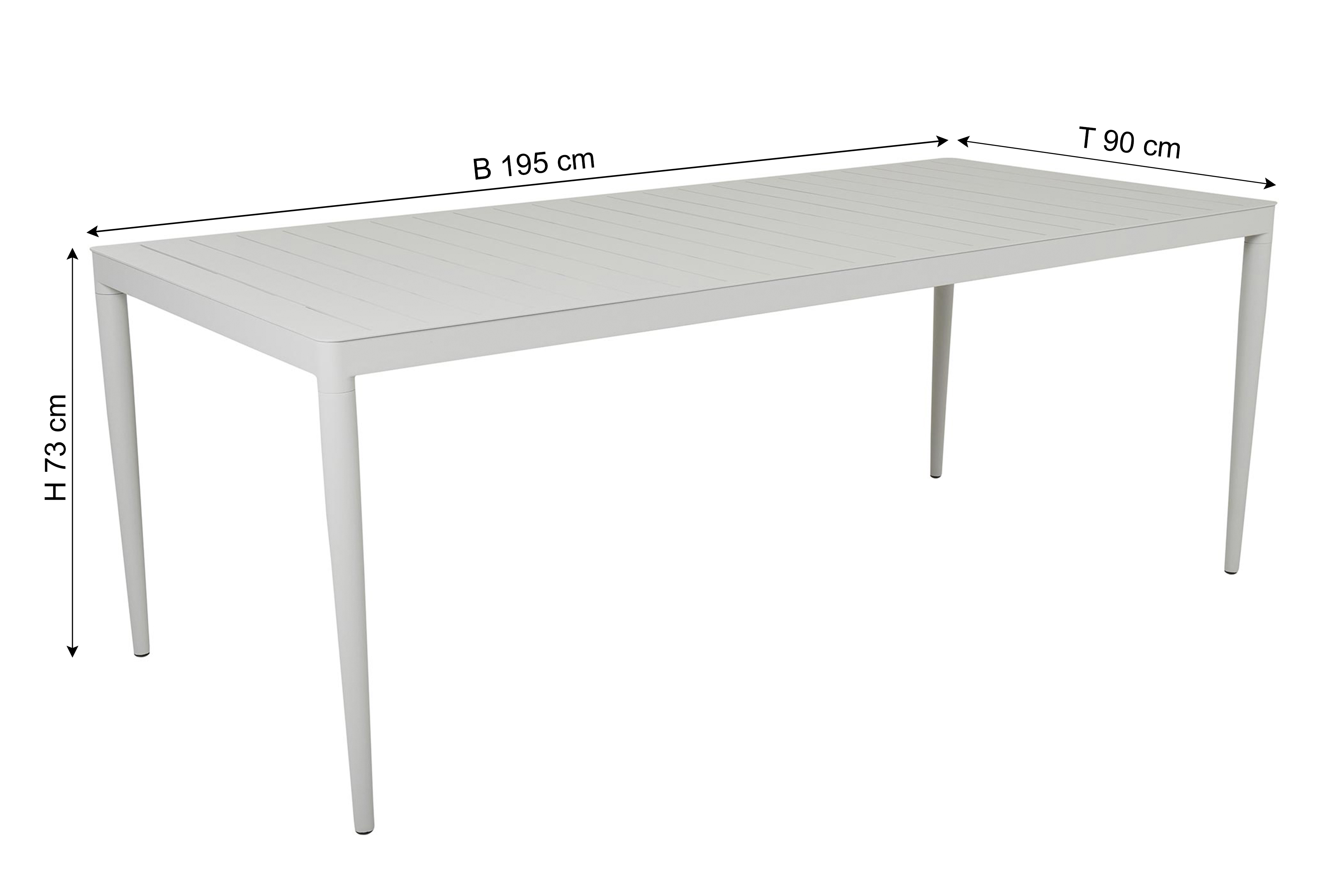 BRAFAB Gartentisch BIGBY