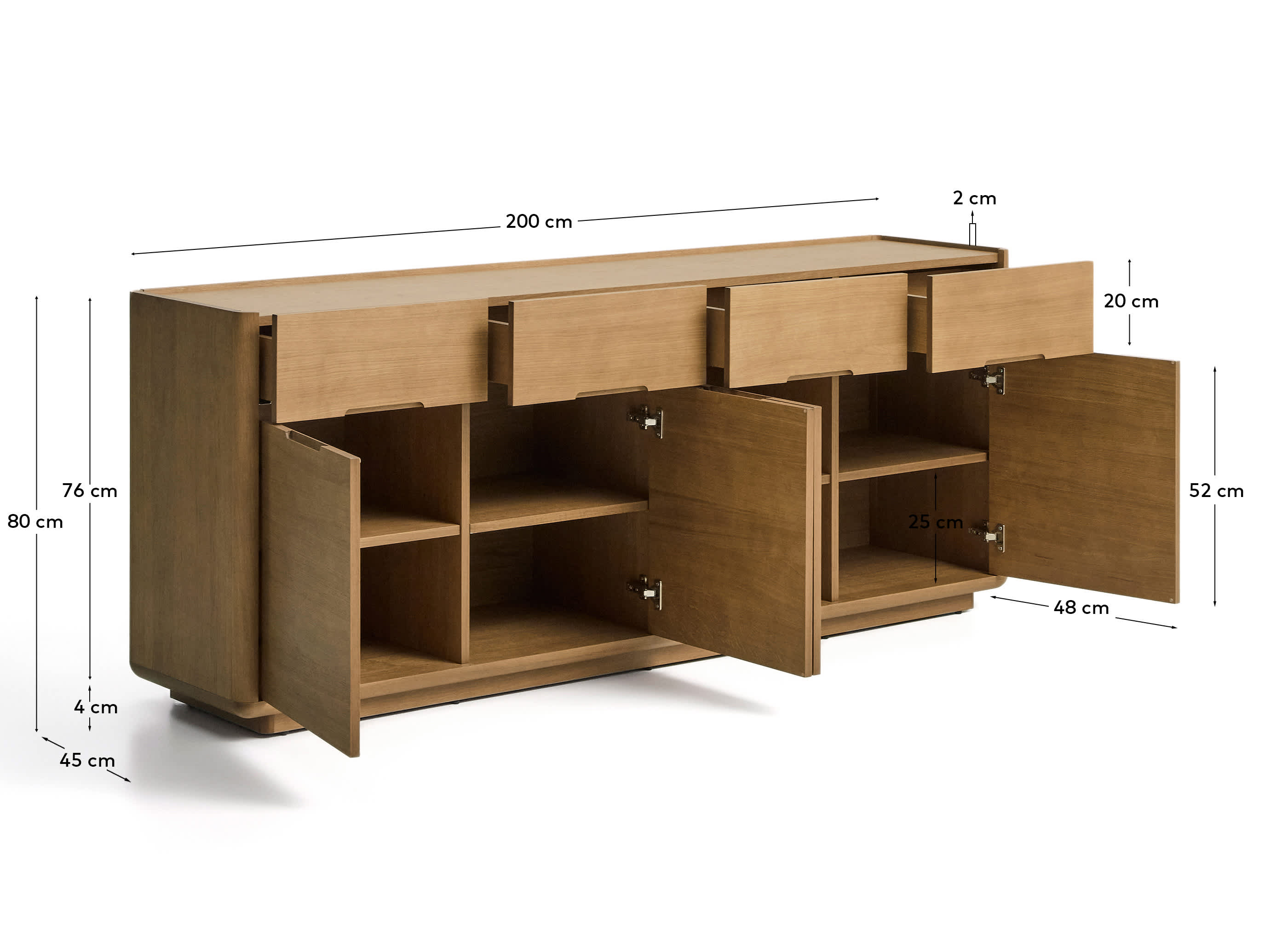 KAVE HOME Sideboard ARELIDA