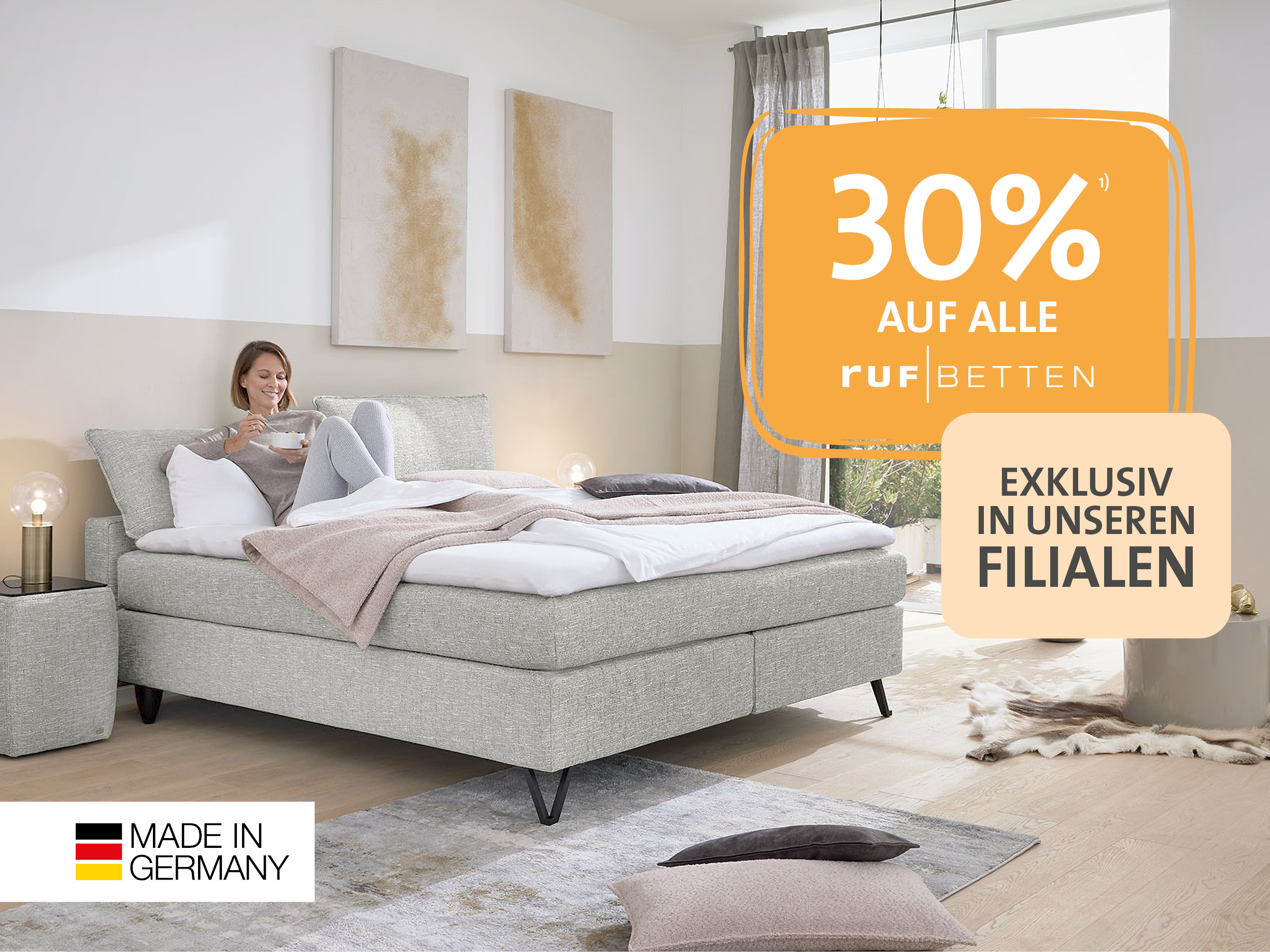 30 % auf RUF – exklusiv in unseren Filialen!