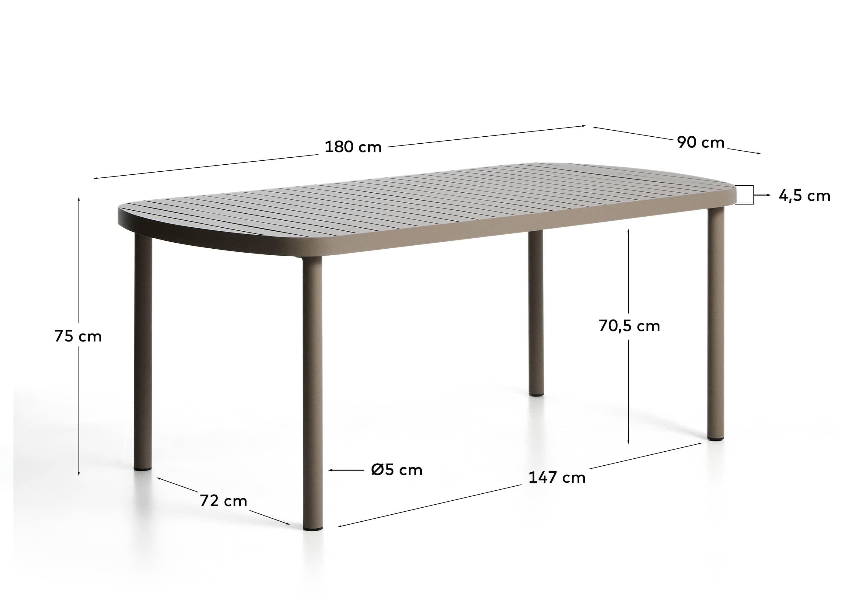 KAVE HOME Gartentisch JONCOLS