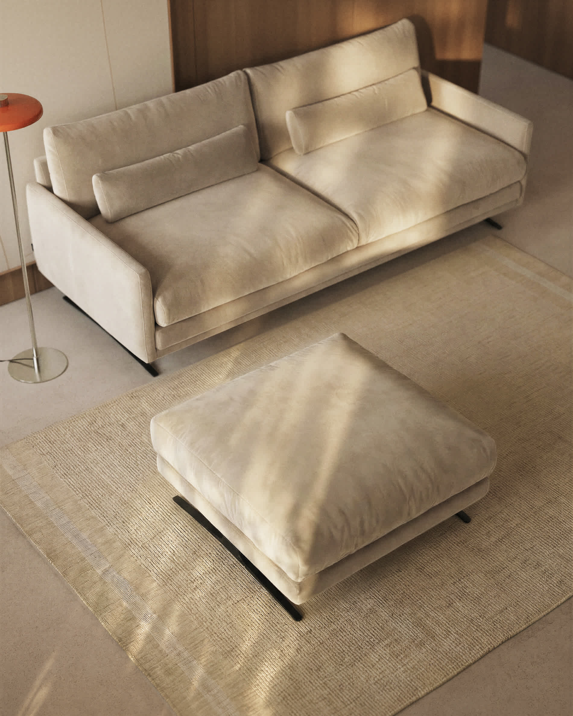 KAVE HOME Fußhocker VELIRO