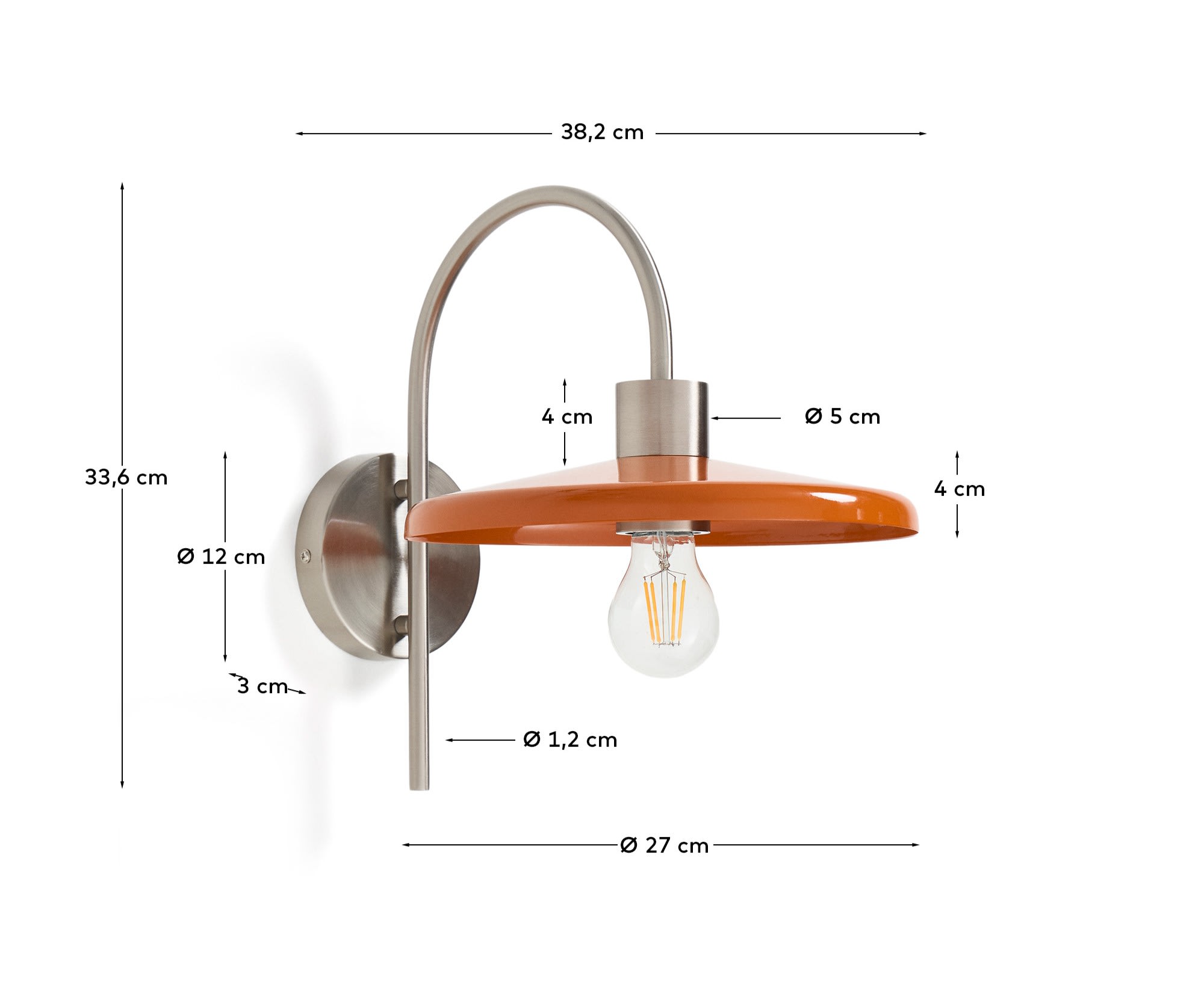 KAVE HOME Wandleuchte NUVIRA