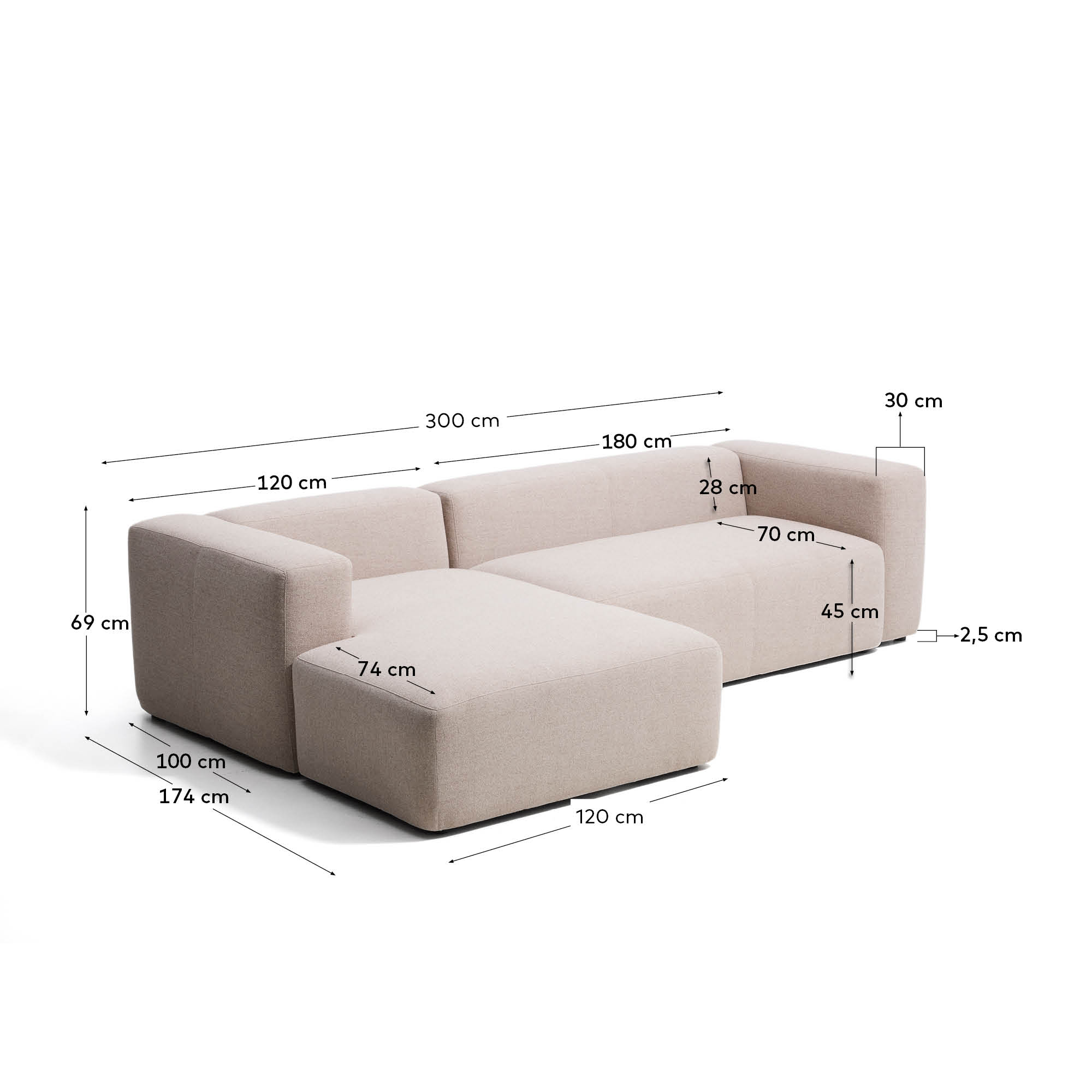 KAVE HOME Sofa BLOK