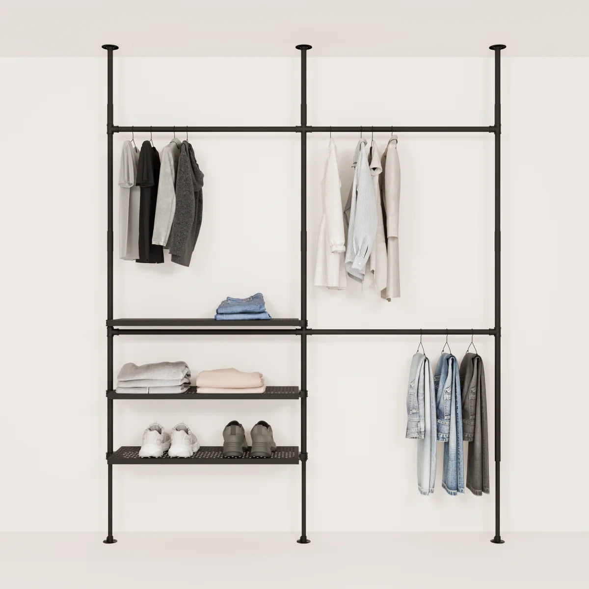 PAMO LOFT 2 METAL clothes rail system
