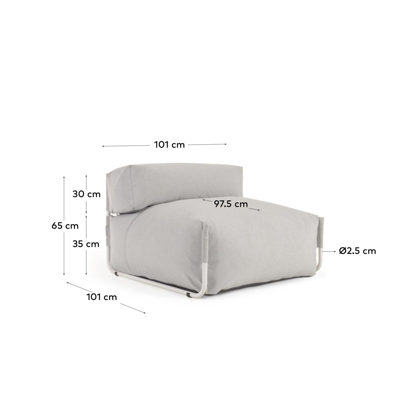 KAVE HOME Pouf Outdoor SQUARE KAVE HOME Pouf SQUARE