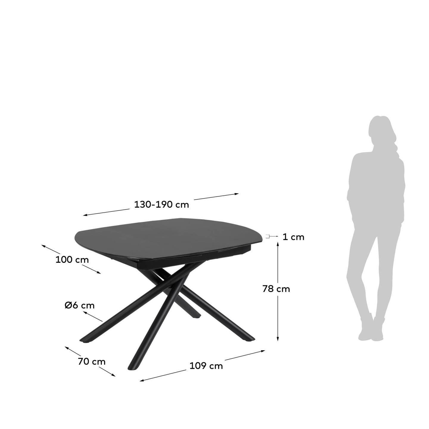 KAVE HOME Esstisch YODALIA KAVE HOME Ausziehtisch YODALIA