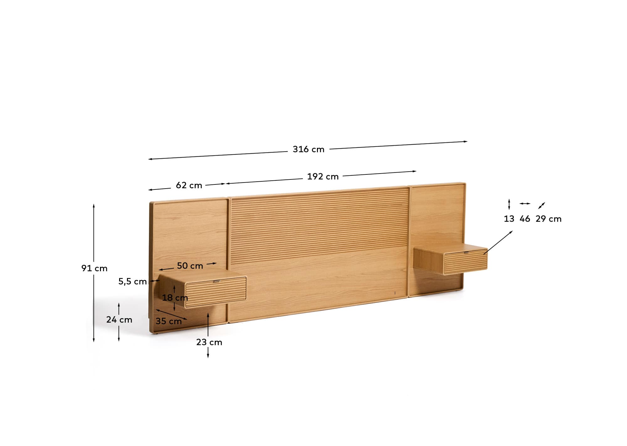 KAVE HOME Bettkopfteil NORLEN