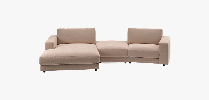 Candy High End in gebogener L-Form