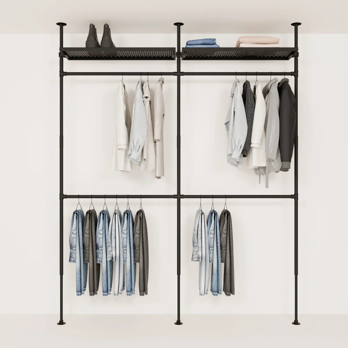 PAMO LOFT 2 METAL clothes rail system