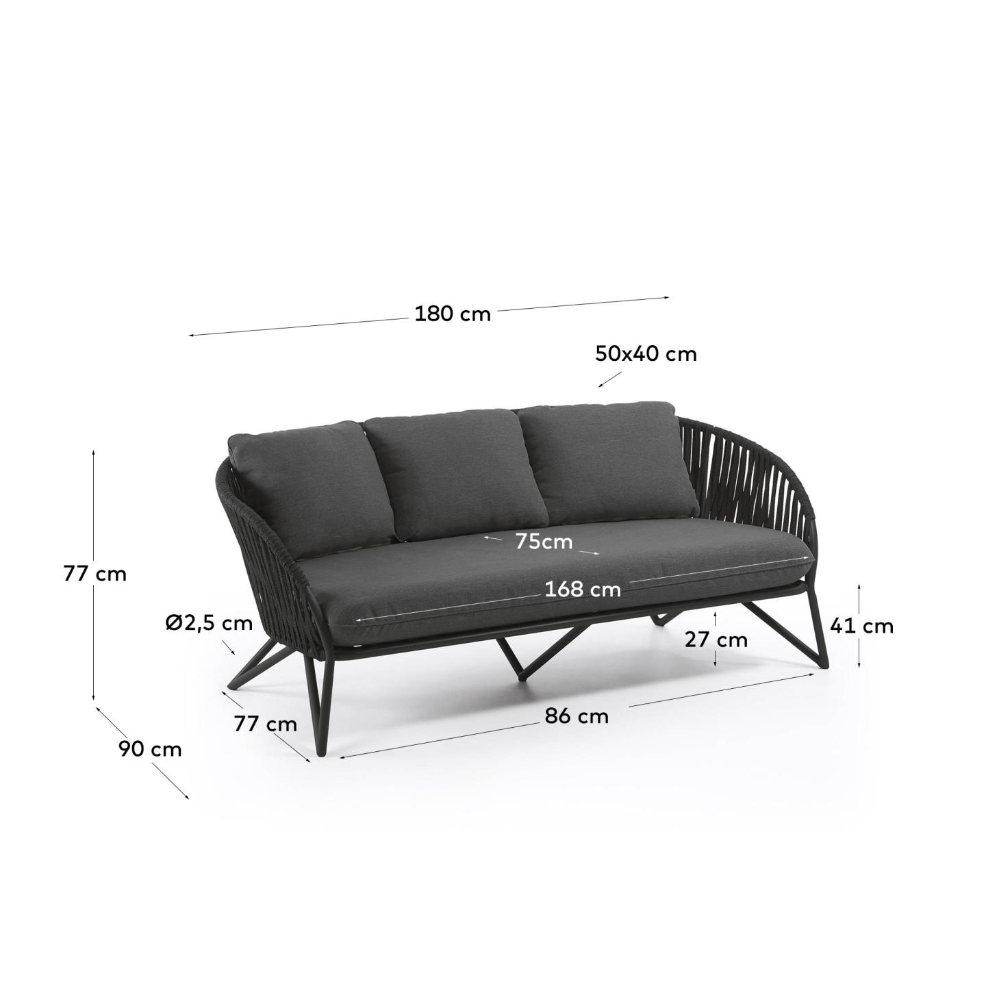 KAVE HOME Gartensofa BRANZIE KAVE HOME Gartensofa BRANZIE