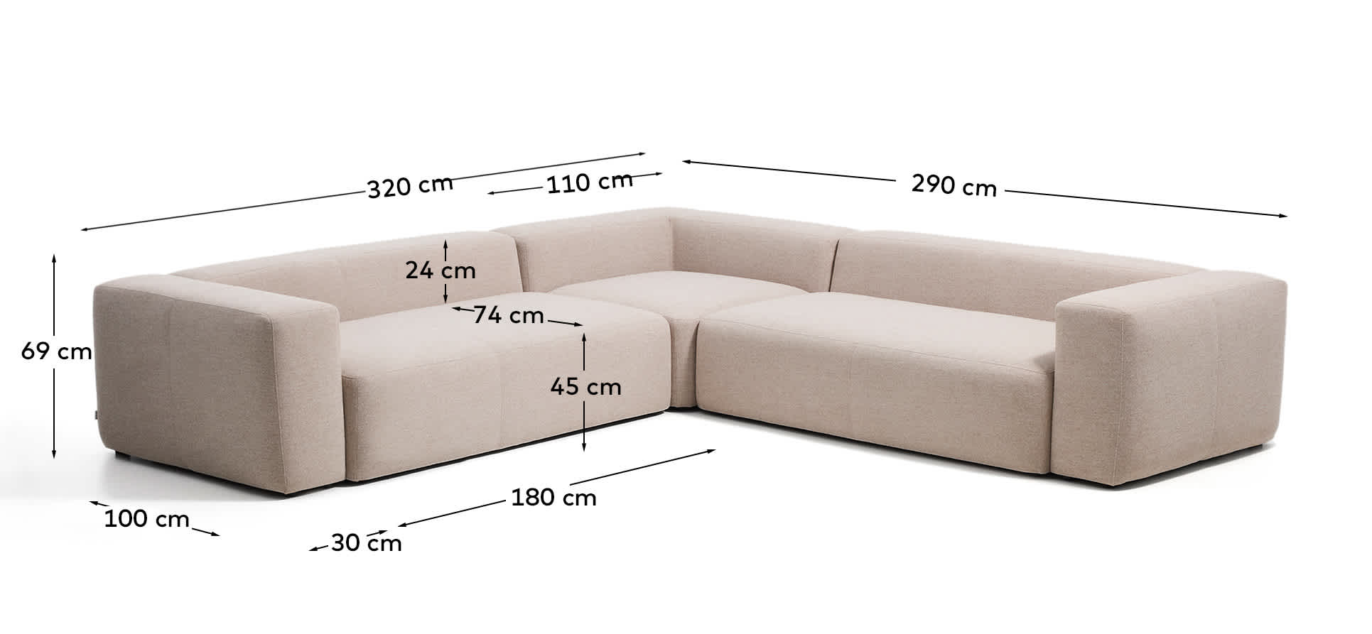 KAVE HOME Sofa BLOK