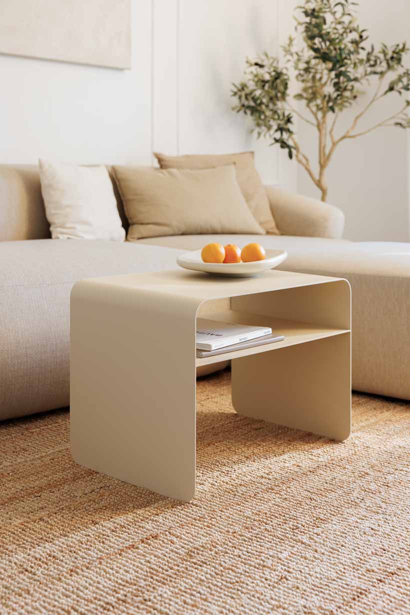 METALLBUDE Table d'appoint COSMO