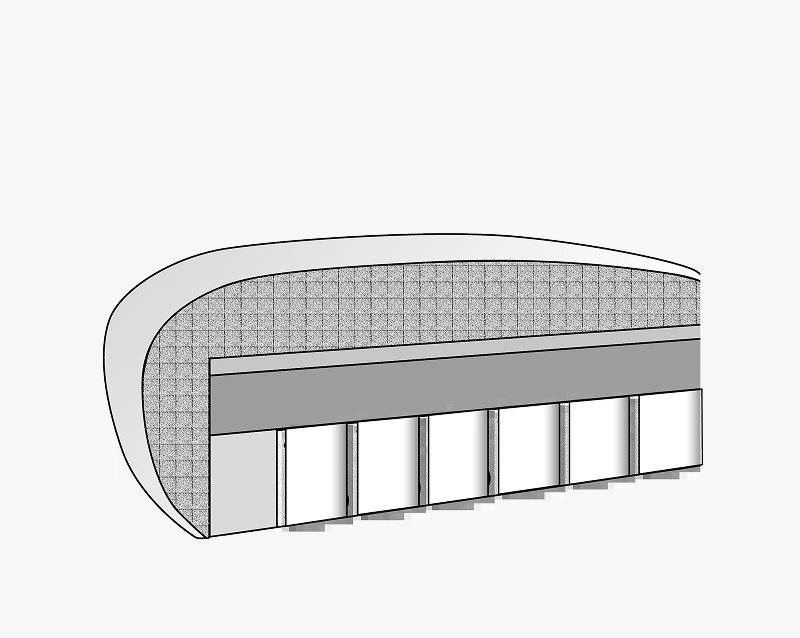 Vito Step Basic 2.0 Sitzqualität Tonnentaschenfederkern