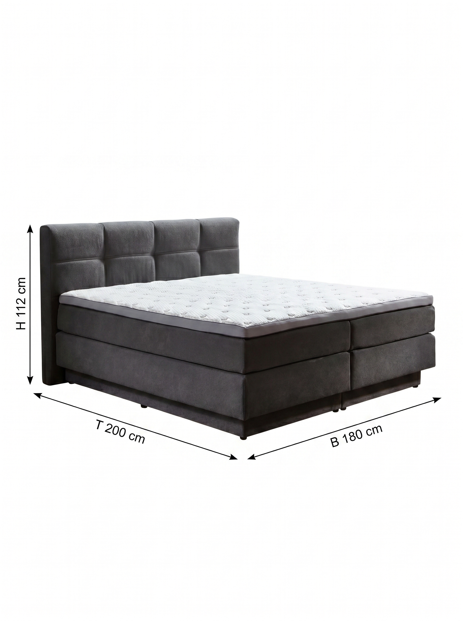 SUN GARDEN Boxspringbett PORTAGE BX2110
