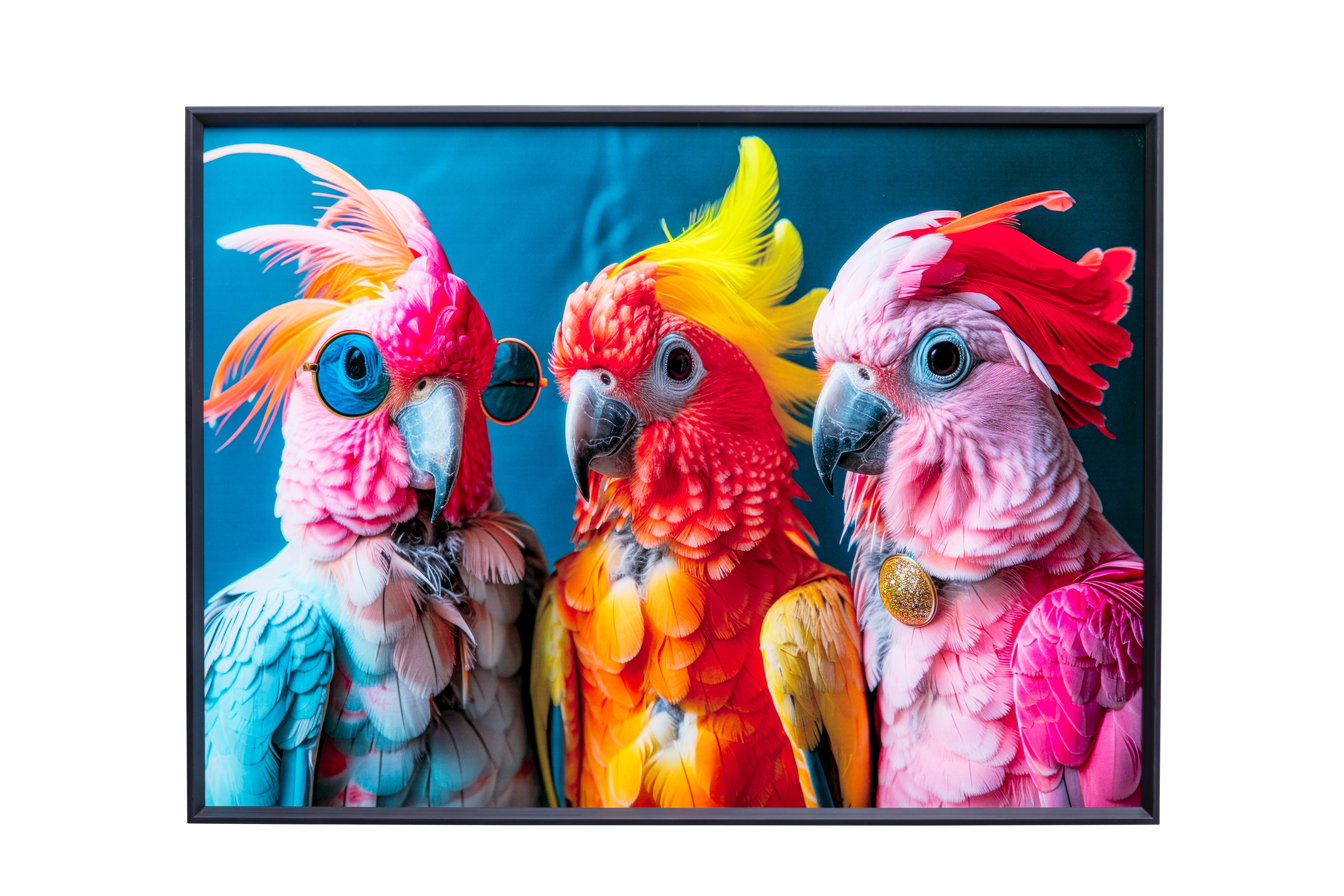 KARE Glasbild COCKATOO CHATTER
