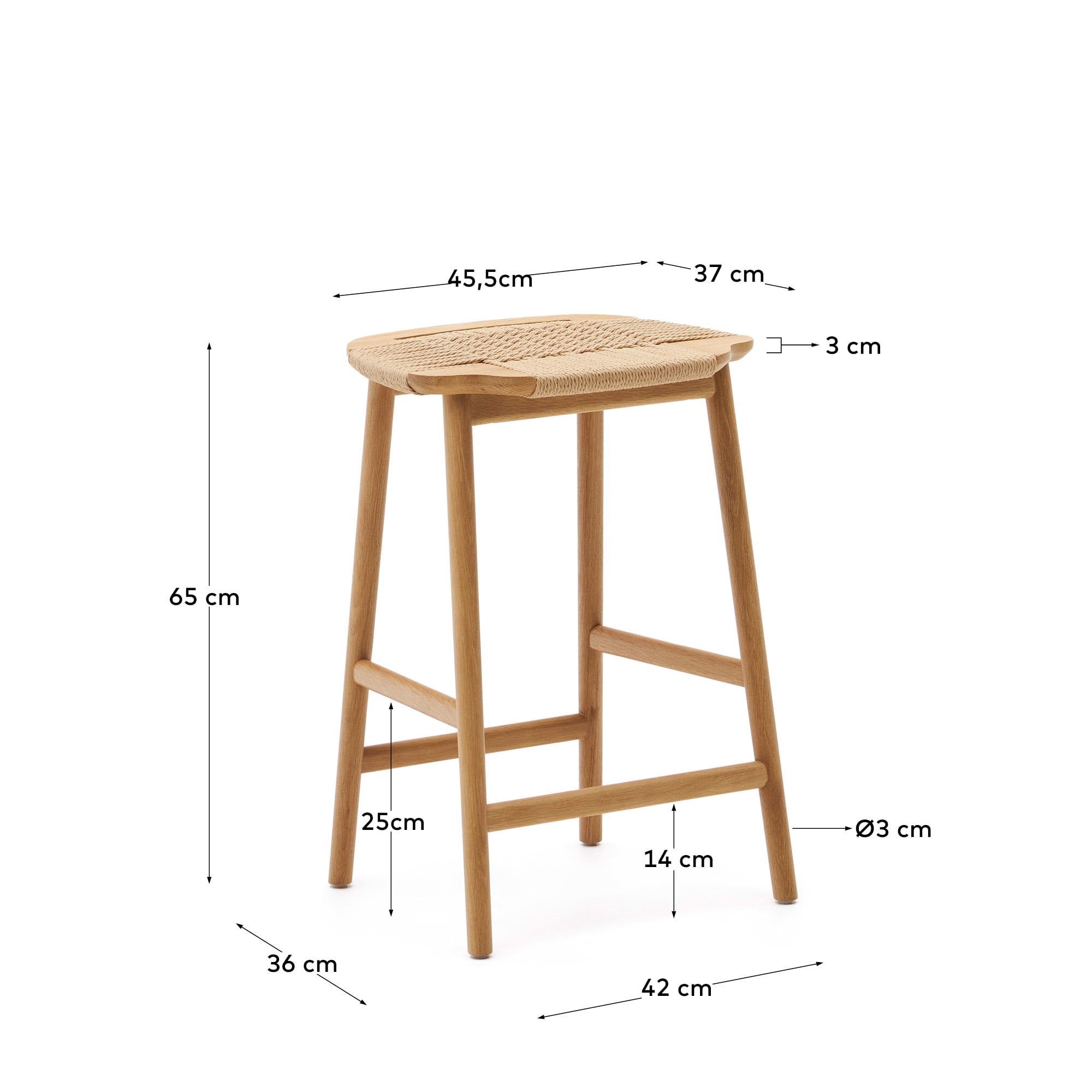 Kave Home ENIT Footstool