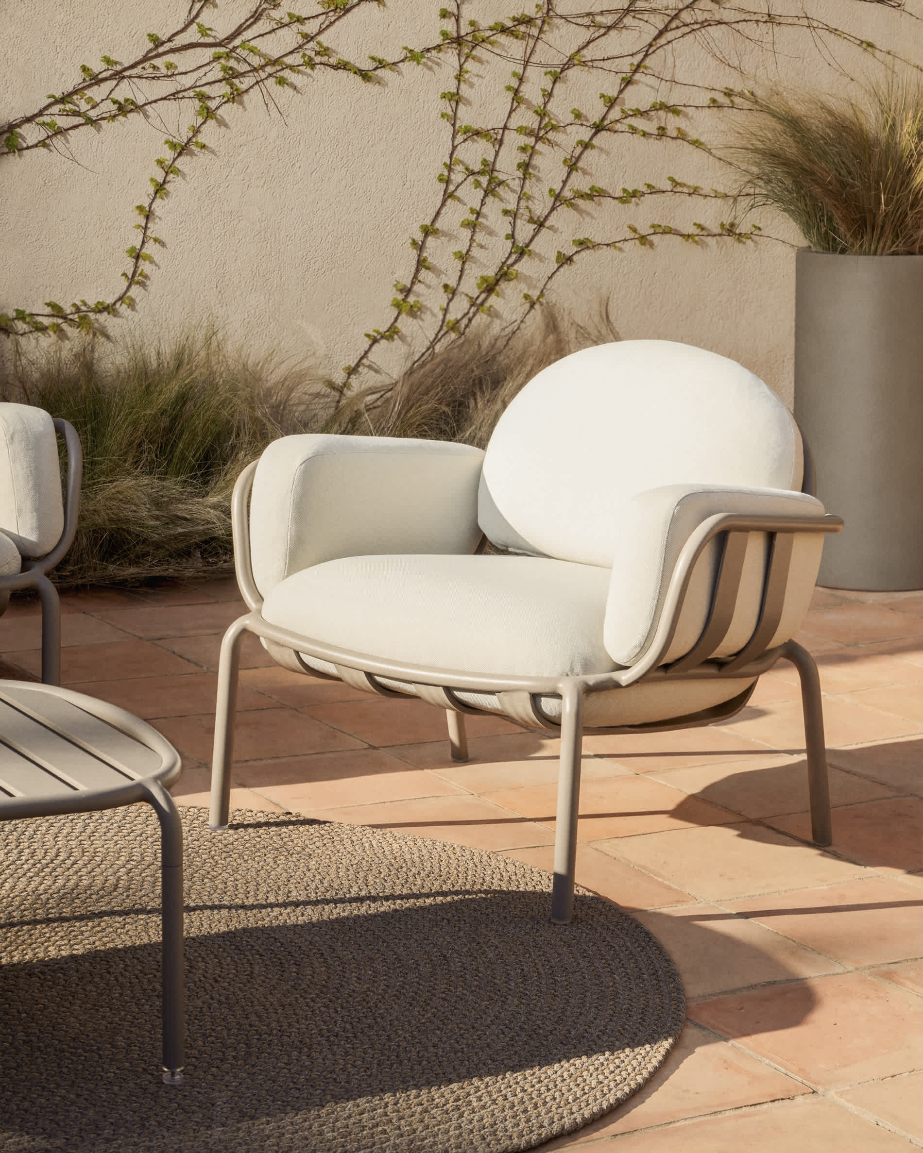 KAVE HOME Fauteuil de jardin JONCOLS
