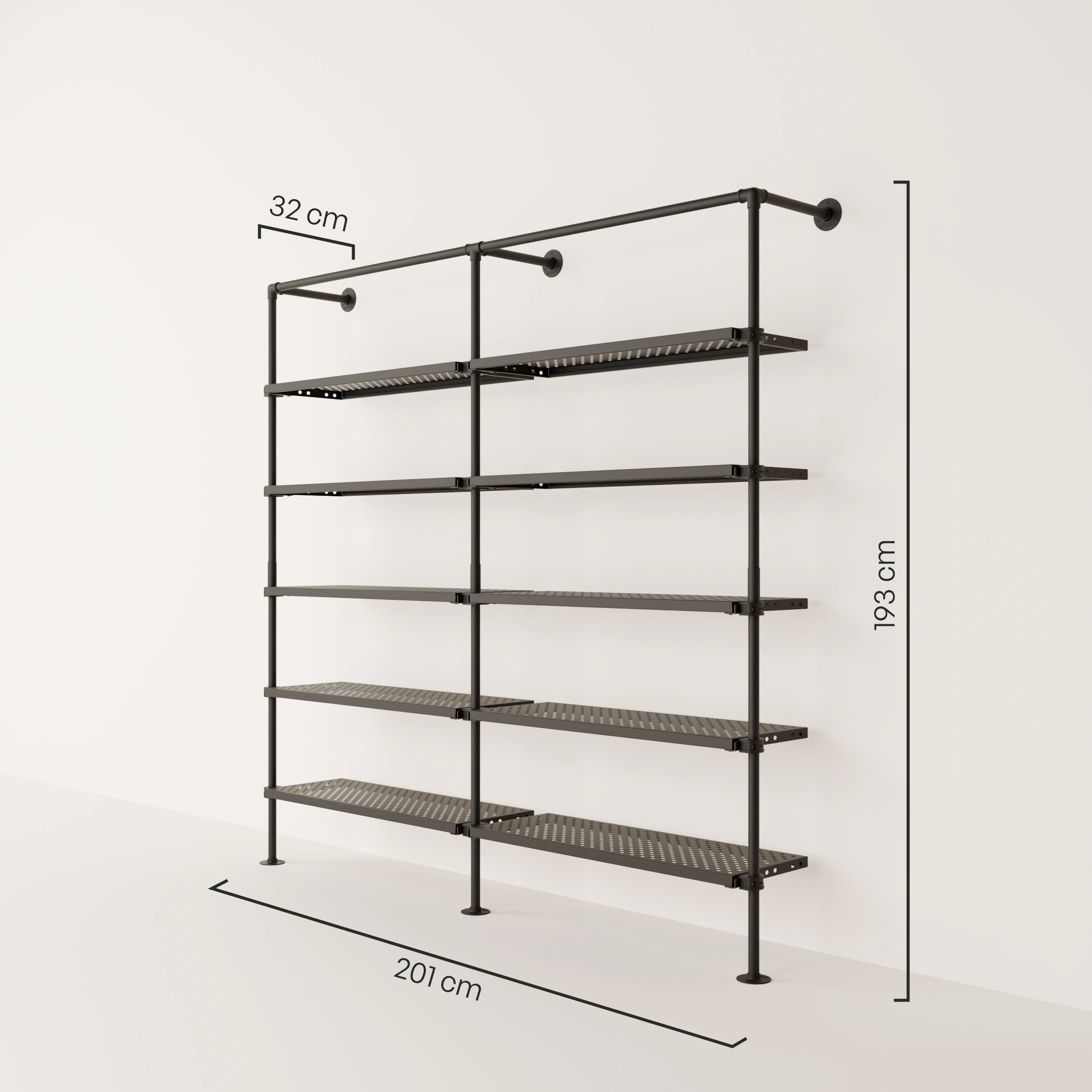 PAMO TIM 2 METAL clothes rail system