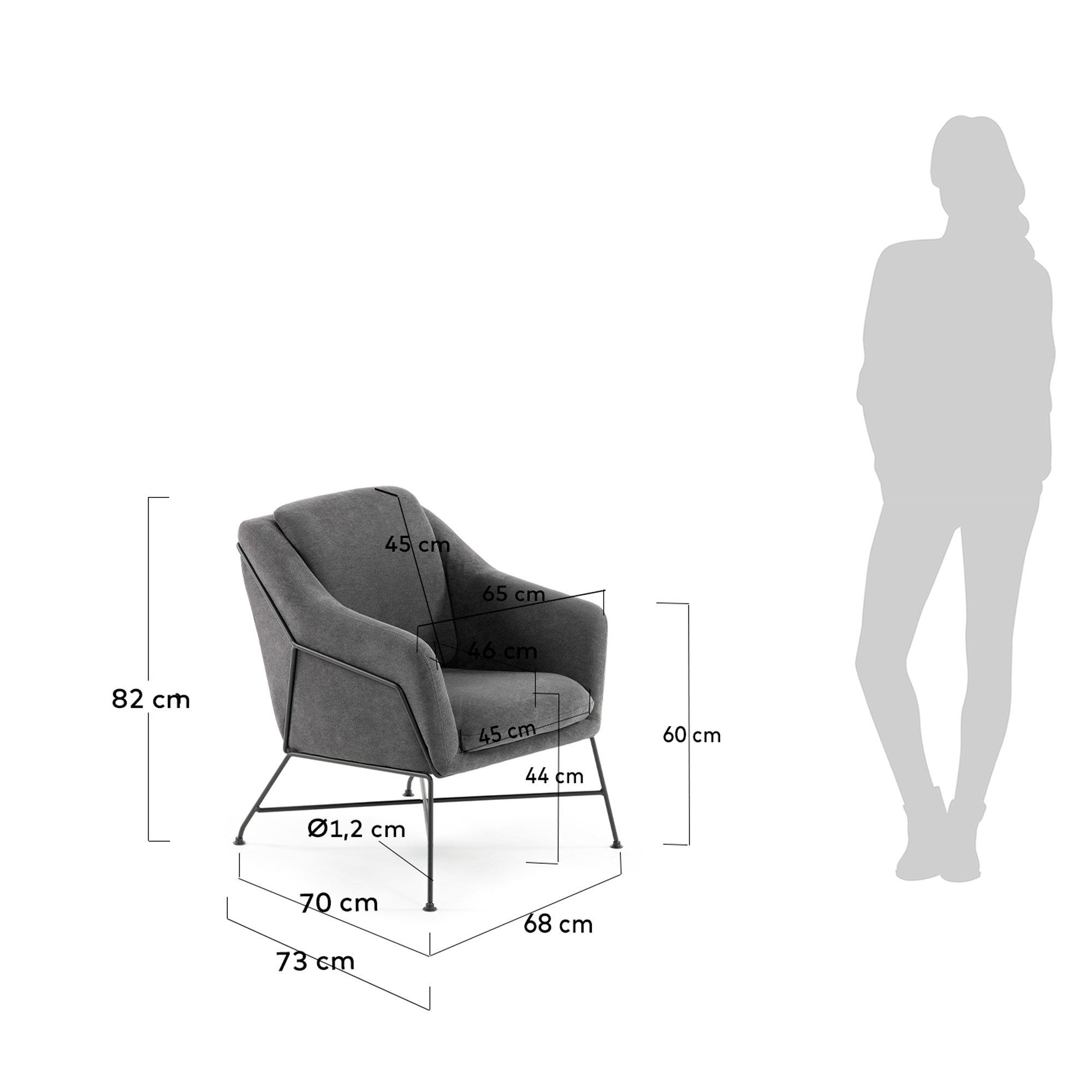 KAVE HOME Sessel BRIDA KAVE HOME Sessel BRIDA