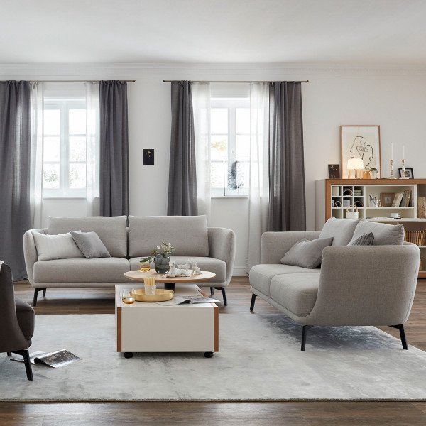 Schöner Wohnen Pearl 2.0 Sofa Platin