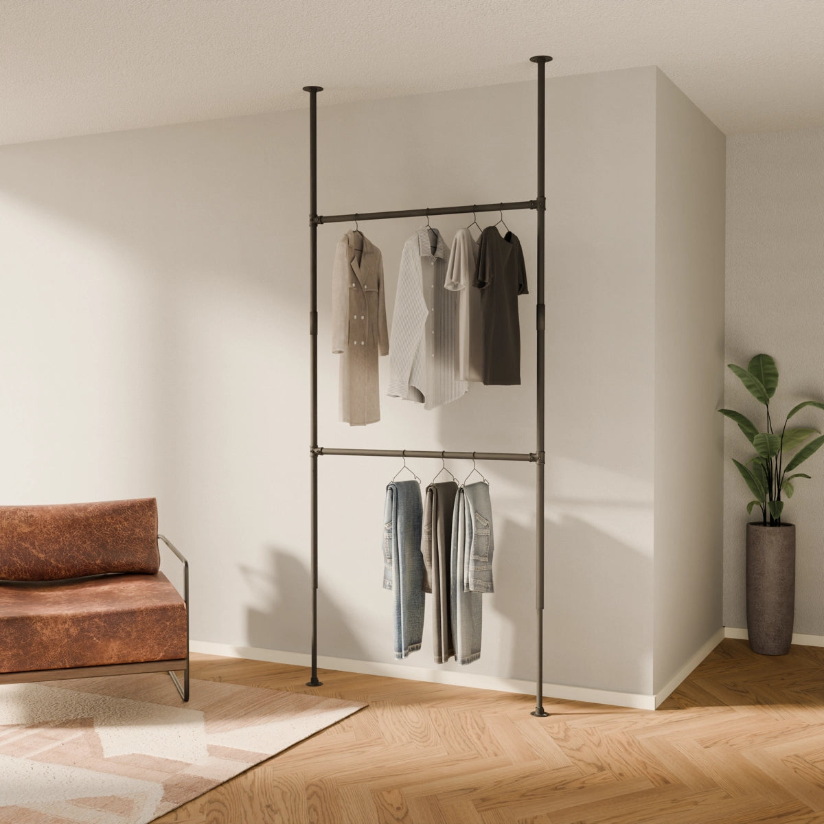 PAMO Kleiderstangensystem LOFT 1