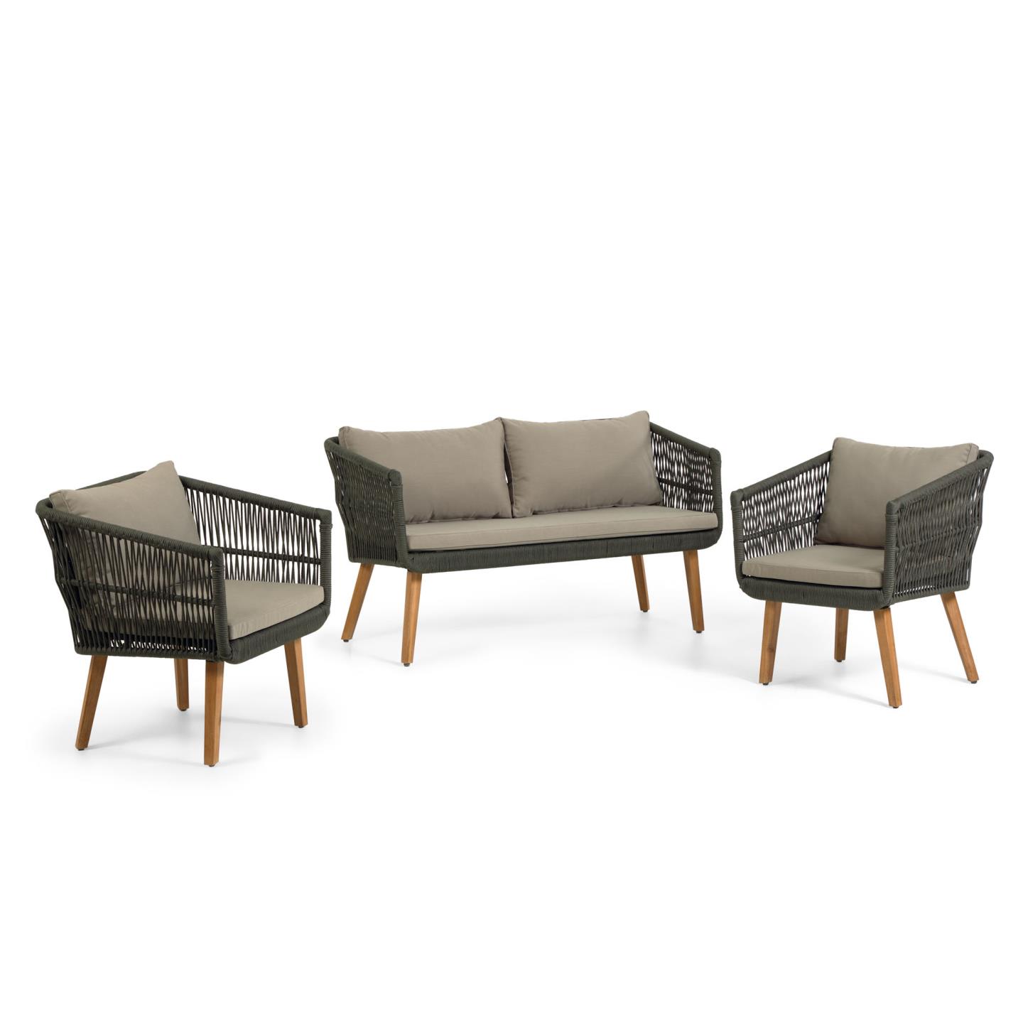 KAVE HOME Ensemble salon de jardin INTI