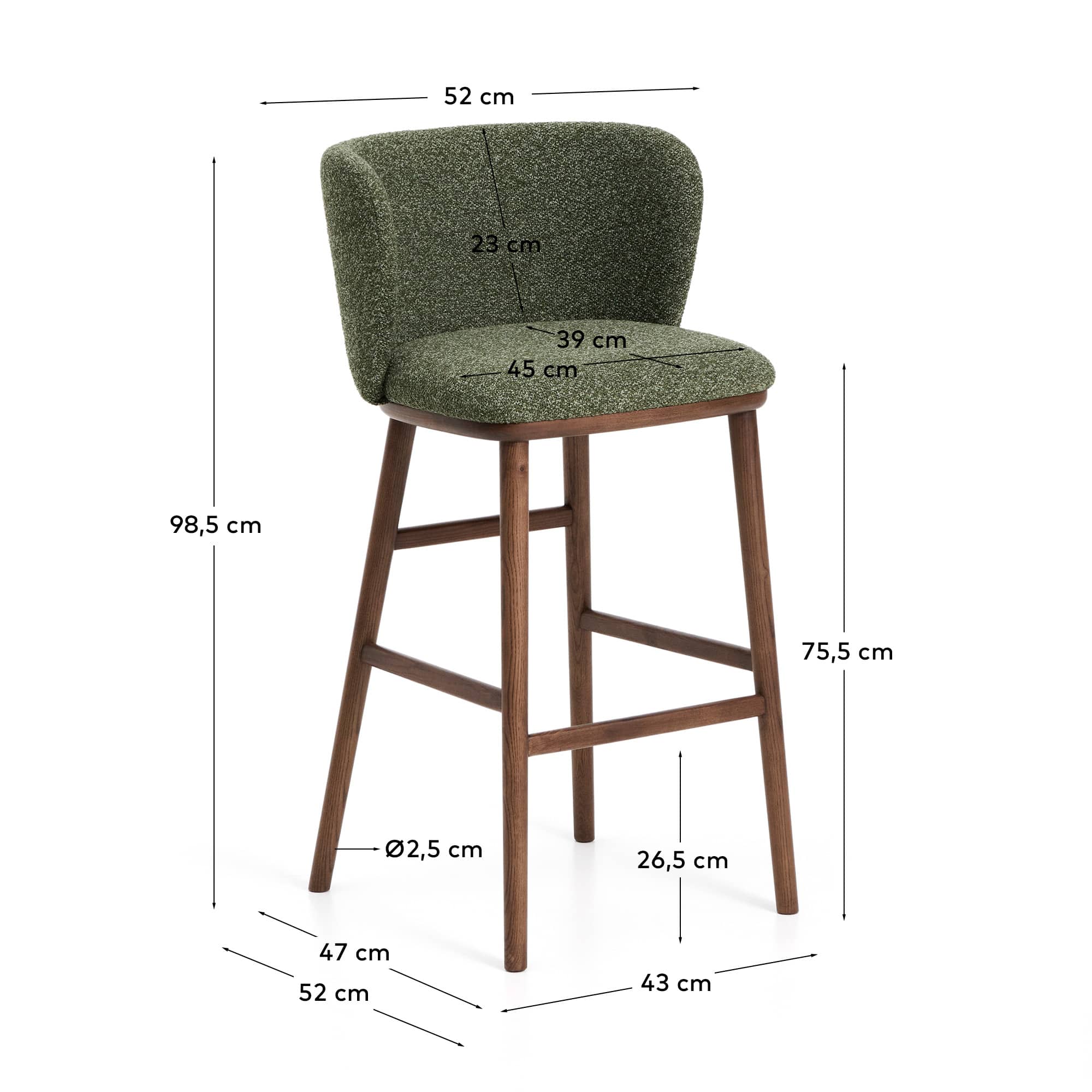 KAVE HOME Barhocker CISELIA