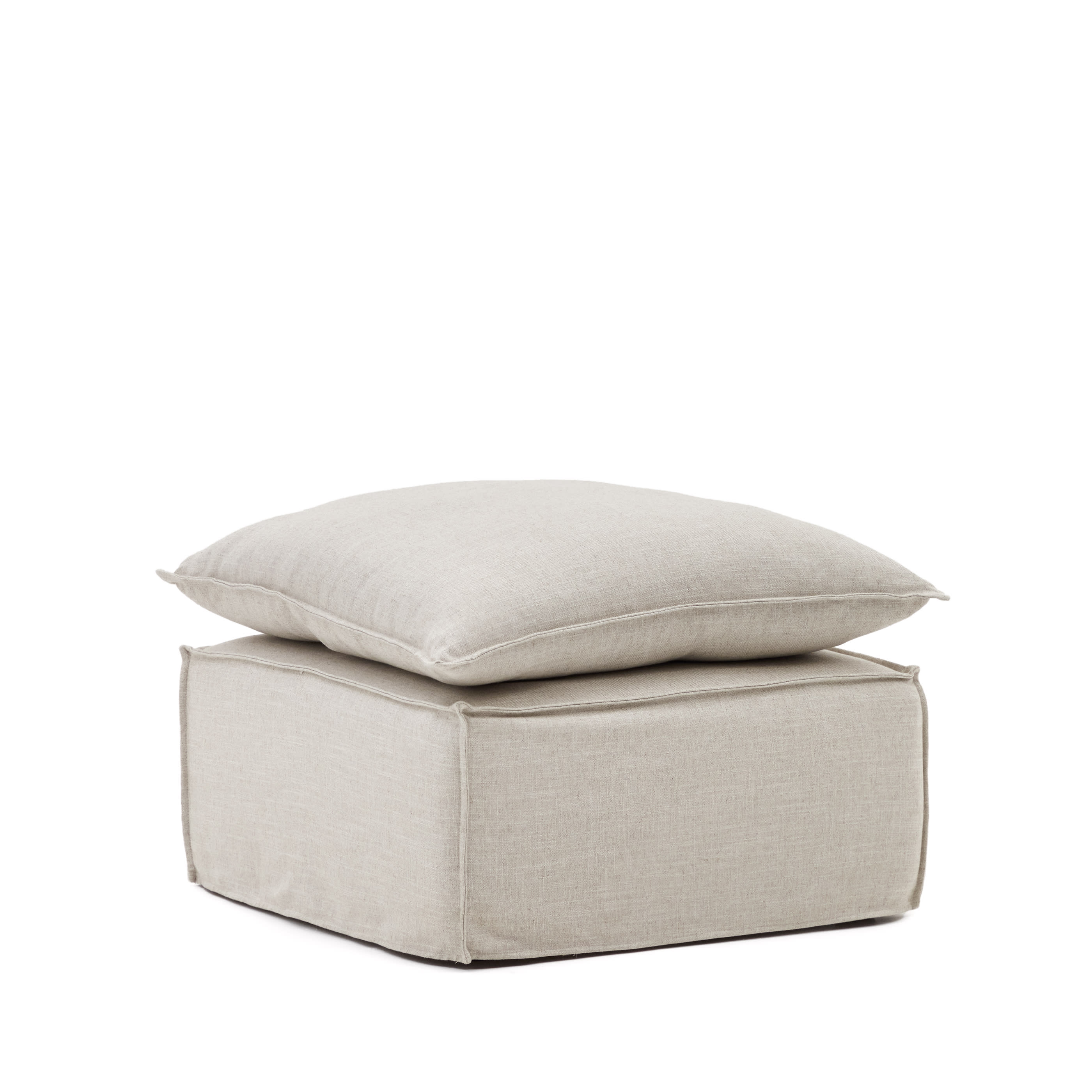 Kave Home Housse pour repose-pieds ANARELA