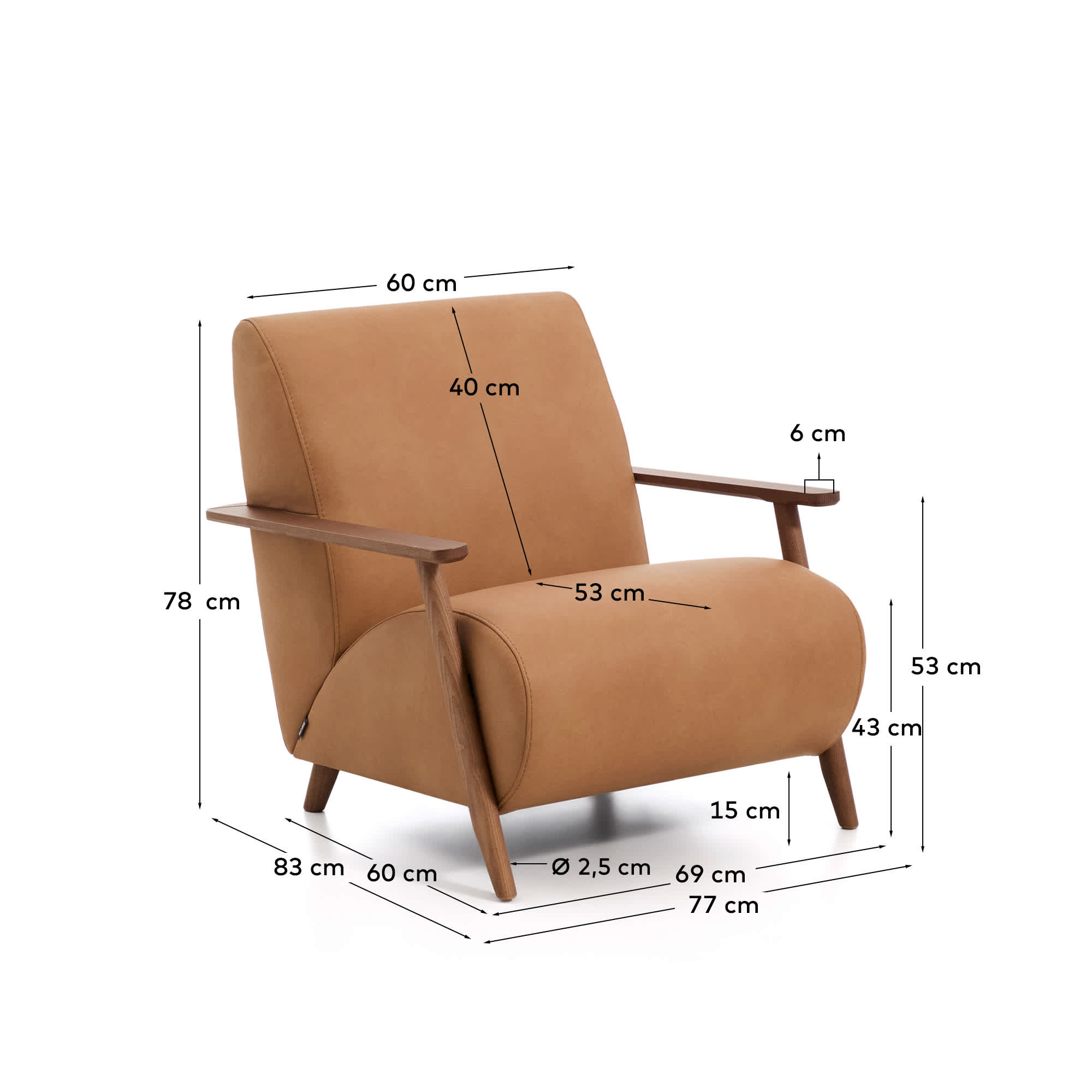 Kave Home Armchair LTHMEGHAN