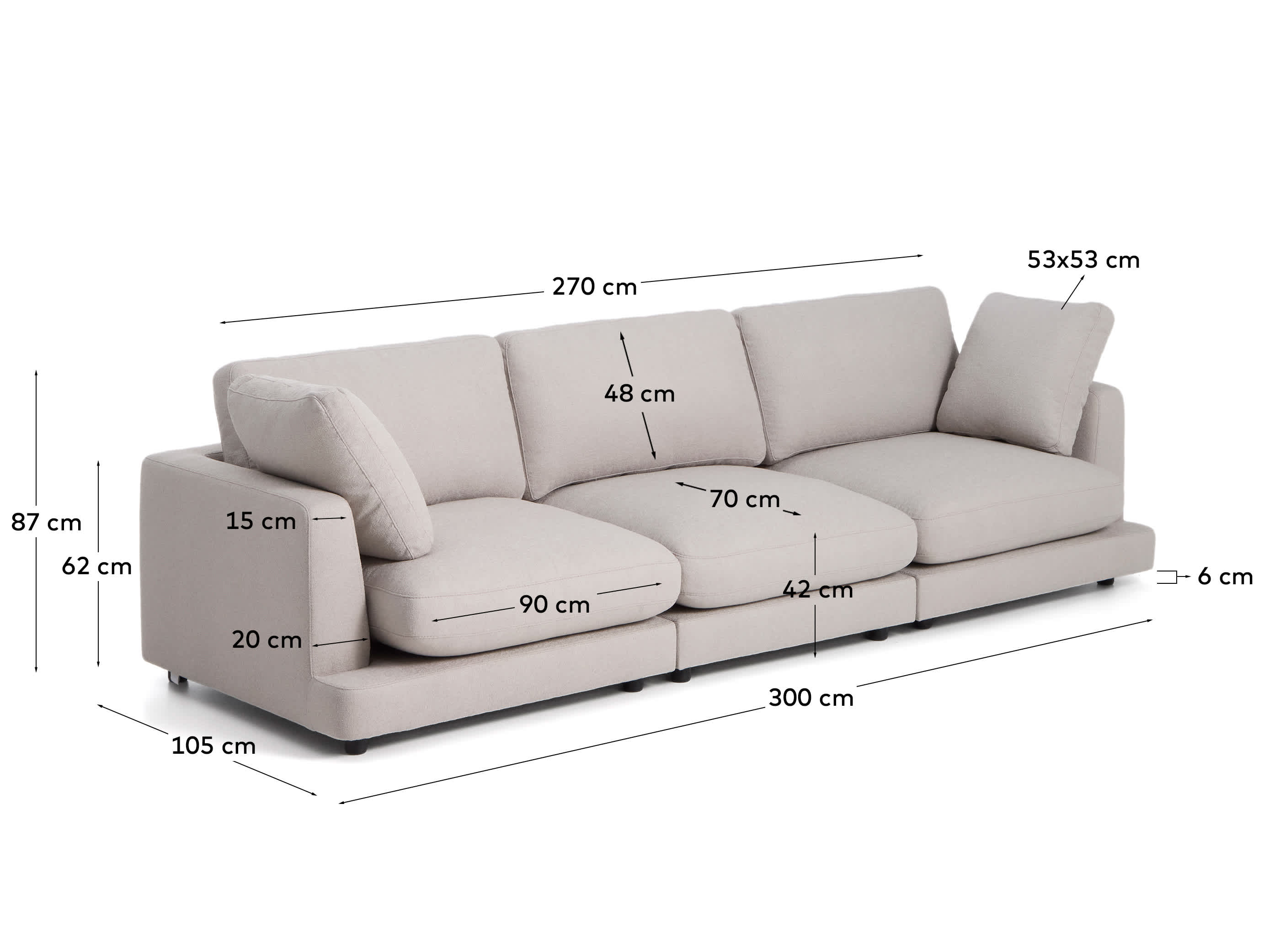 KAVE HOME Sofa GALA