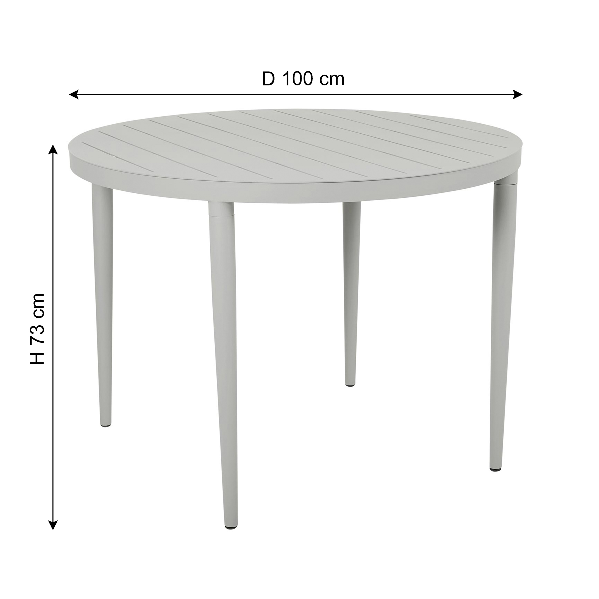 BRAFAB Gartentisch BIGBY