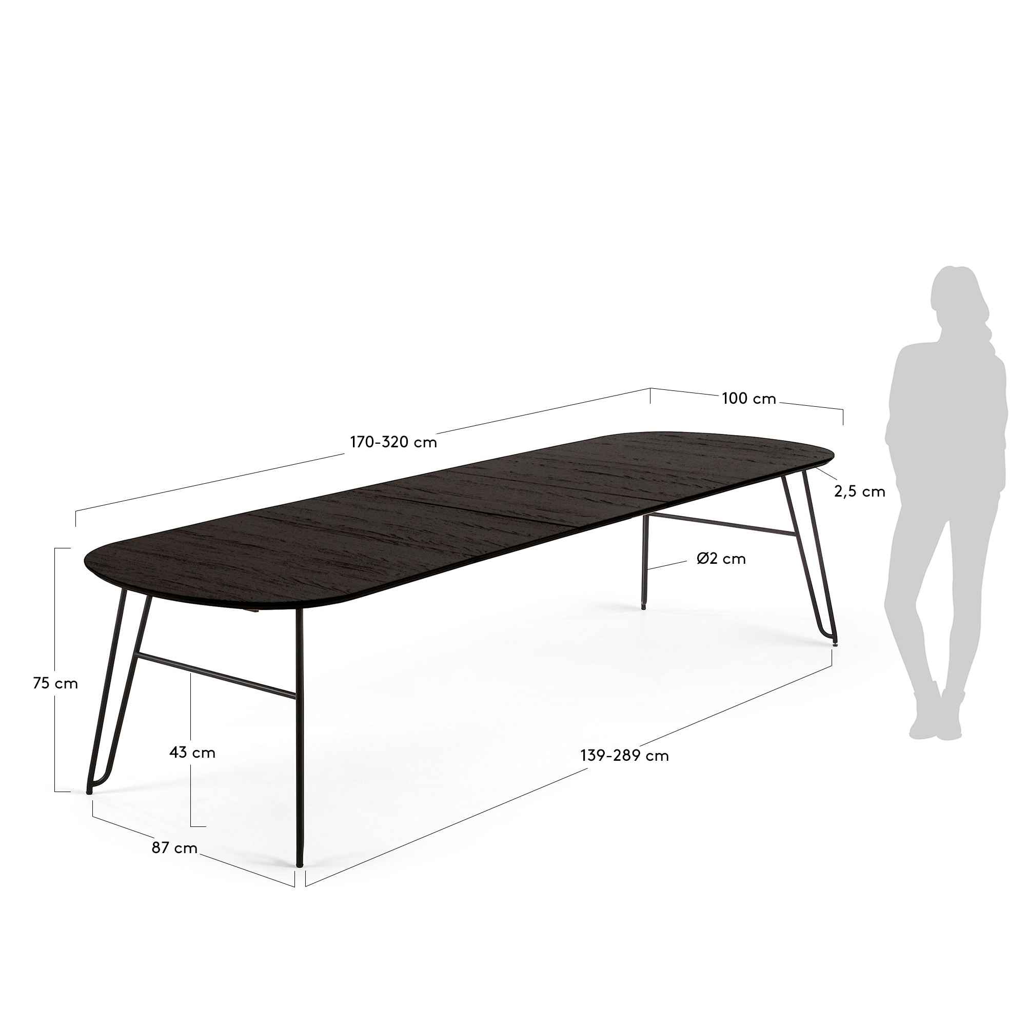 KAVE HOME Esstisch MILIAN KAVE HOME Ausziehtisch MILIAN