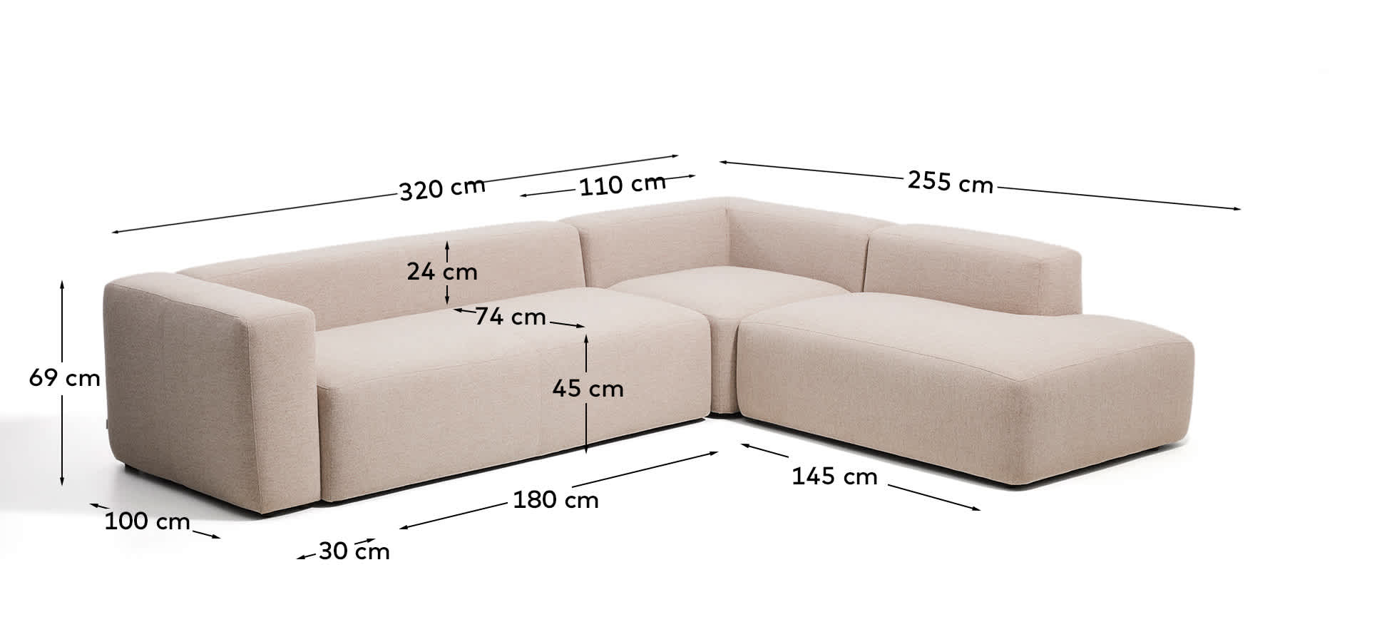 KAVE HOME Sofa BLOK