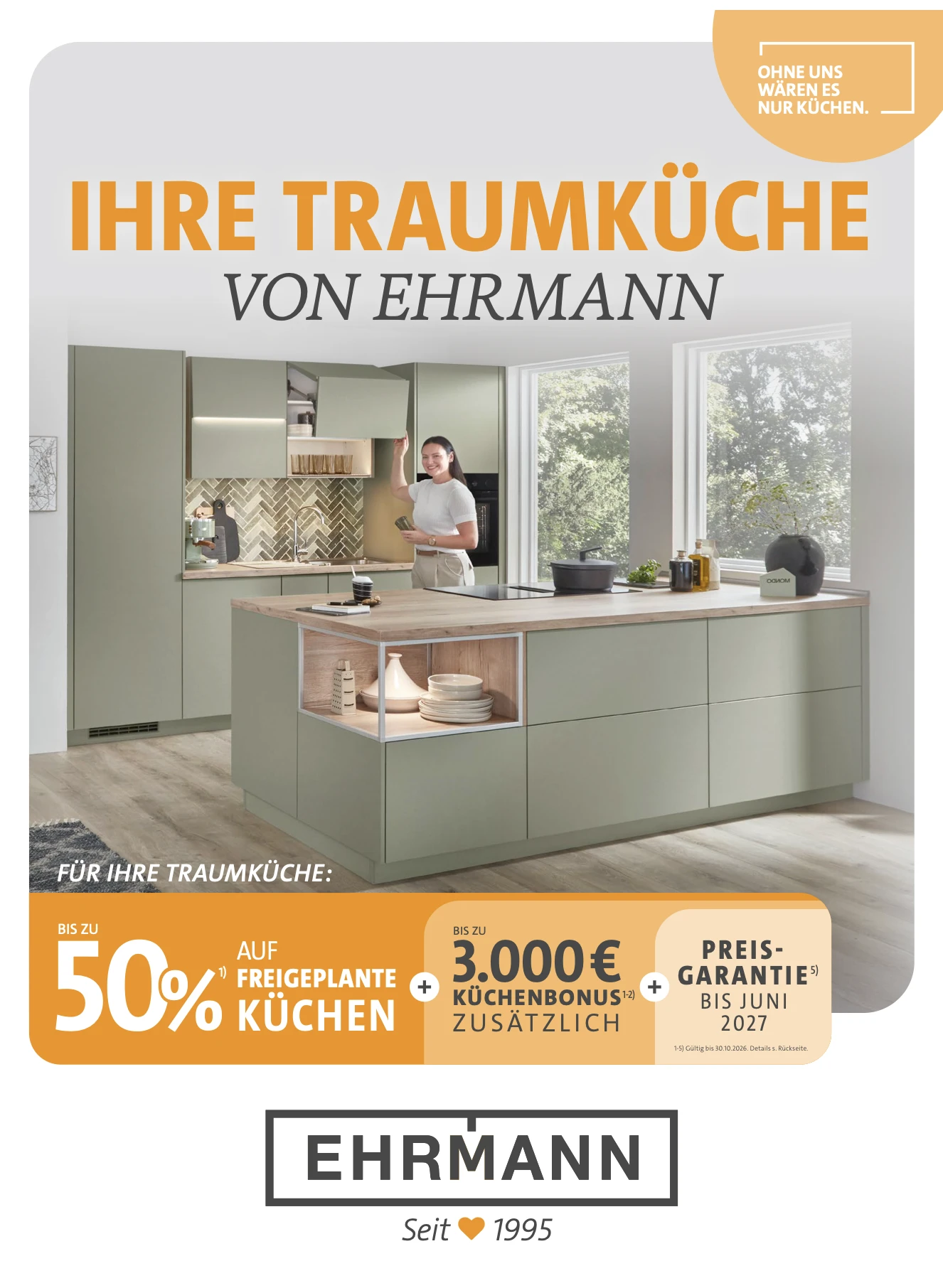 Your dream kitchen from Ehrmann