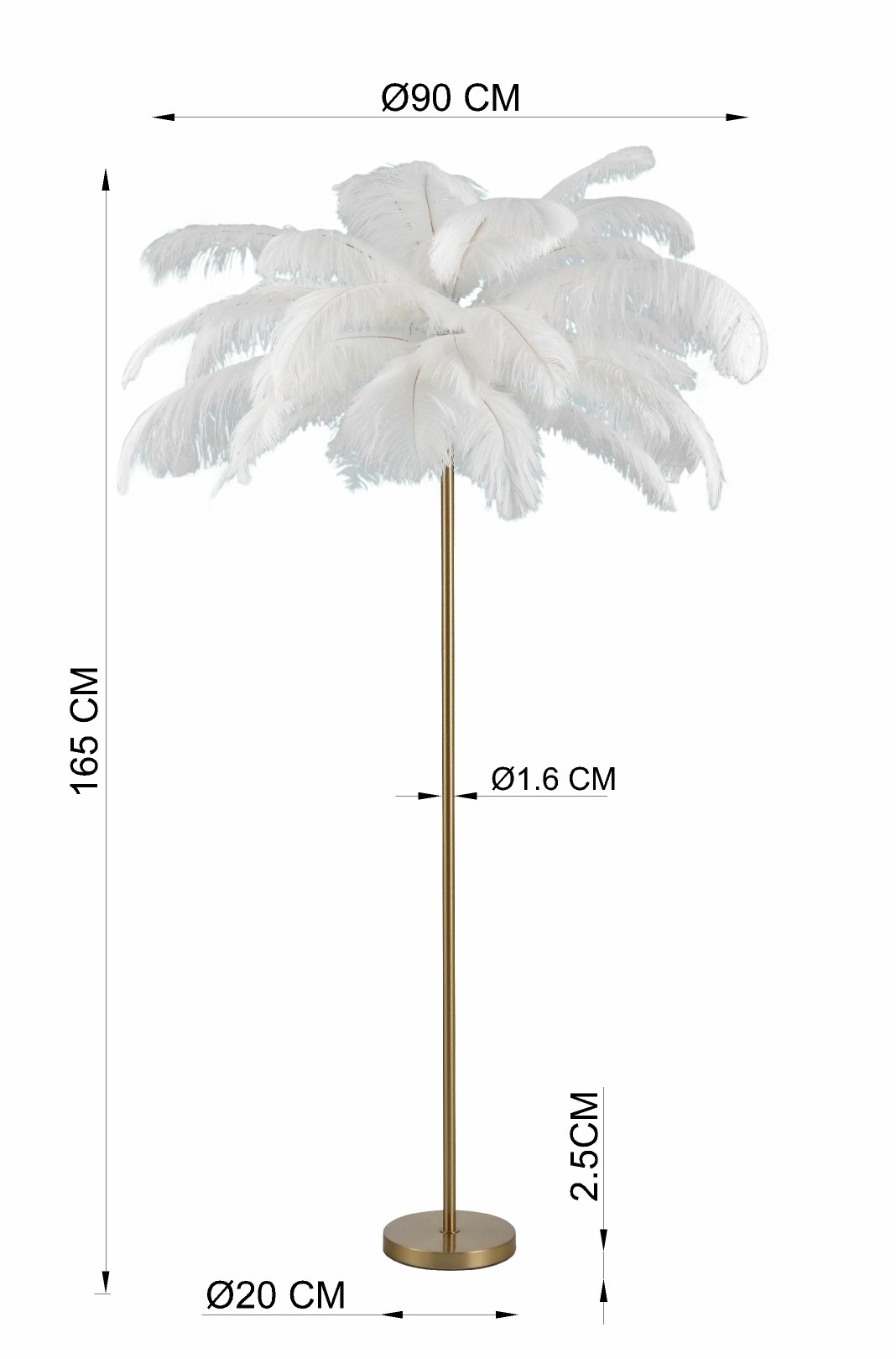 KARE Stehleuchte FEATHER PALM KARE Stehleuchte FEATHER PALM