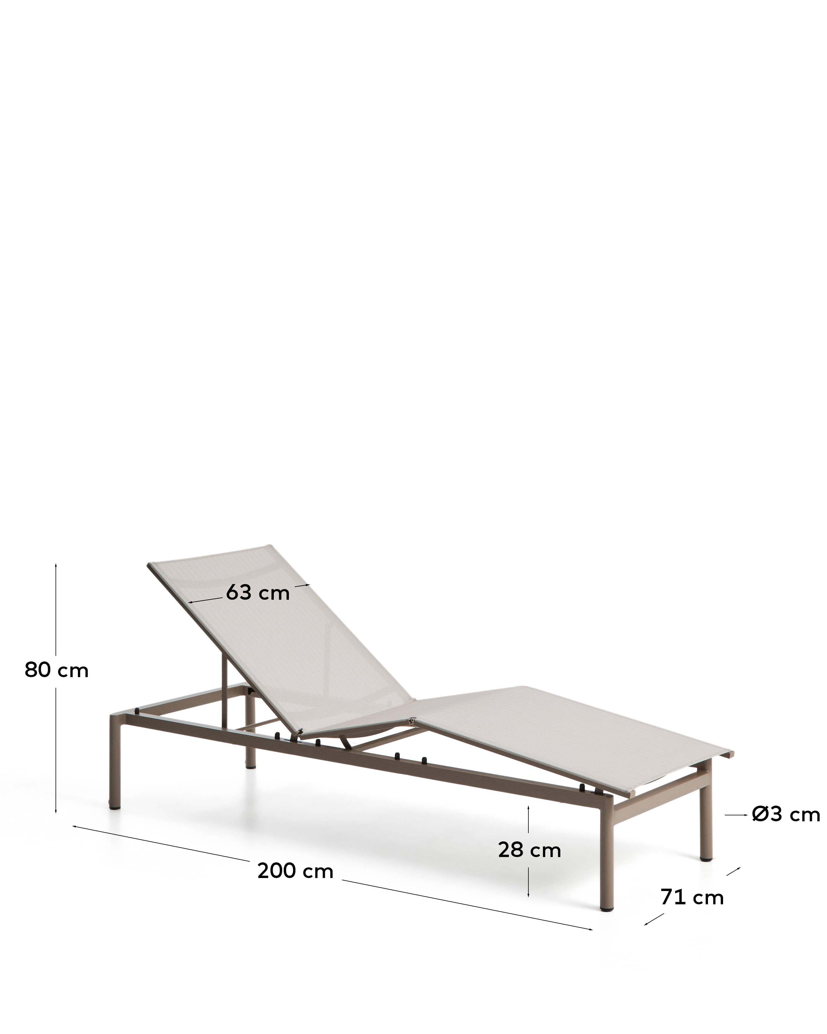 Kave Home Chaise longue LESINA
