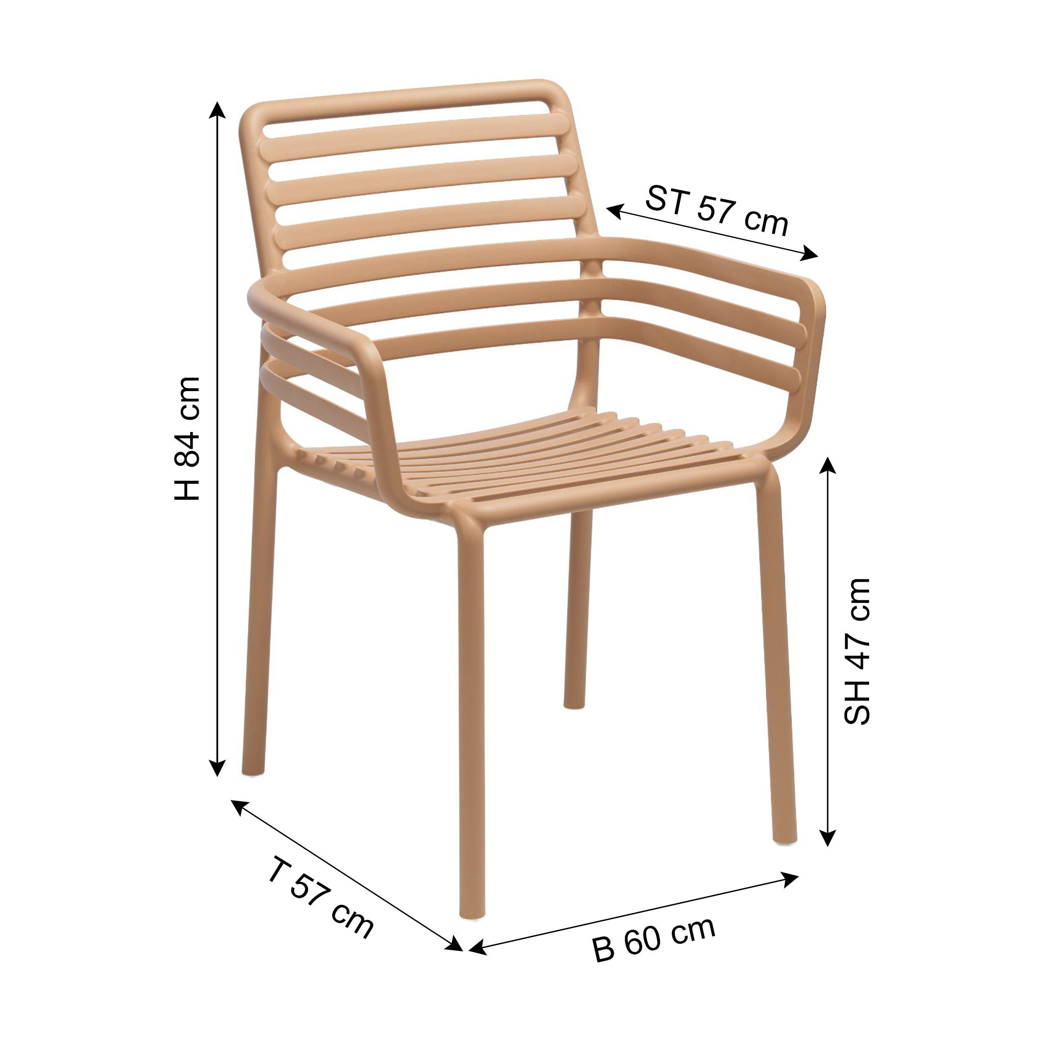 NARDI Gartenstuhl DOGA