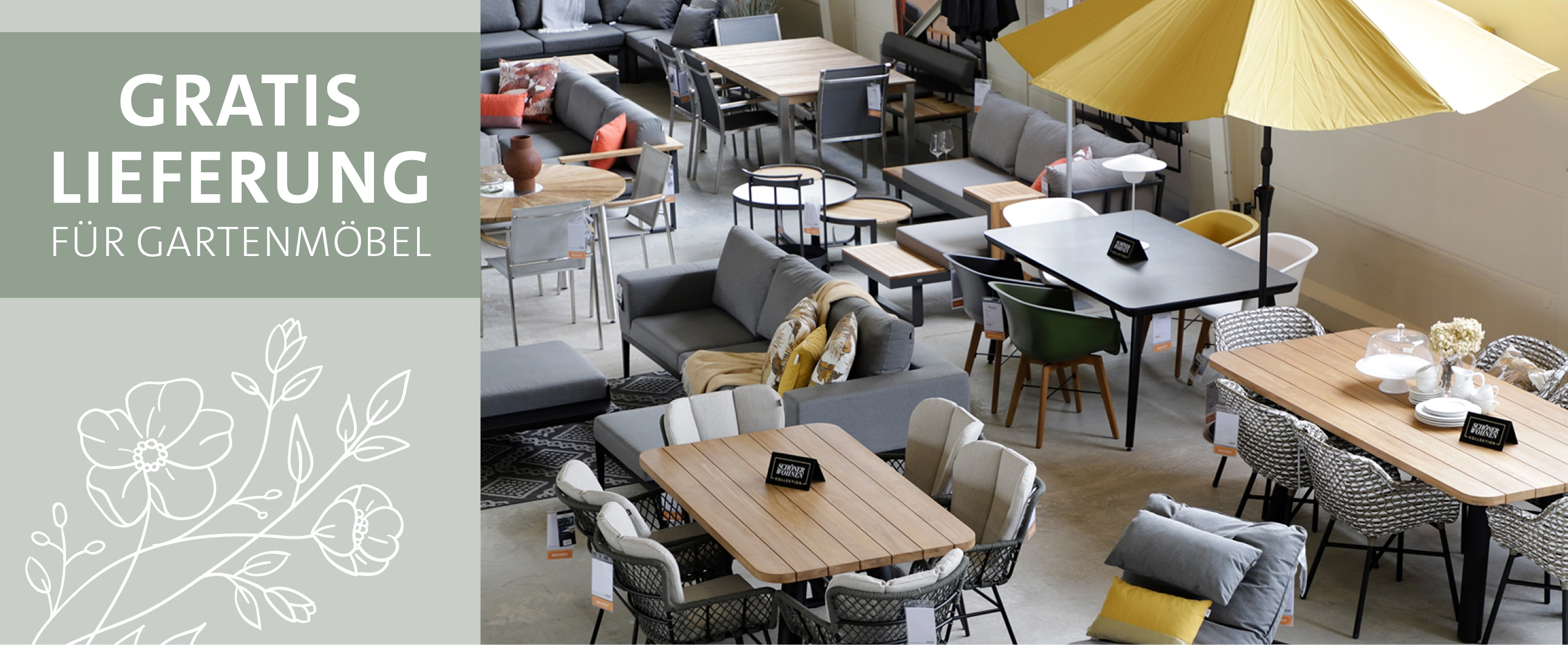 Gartenmöbelausstellung