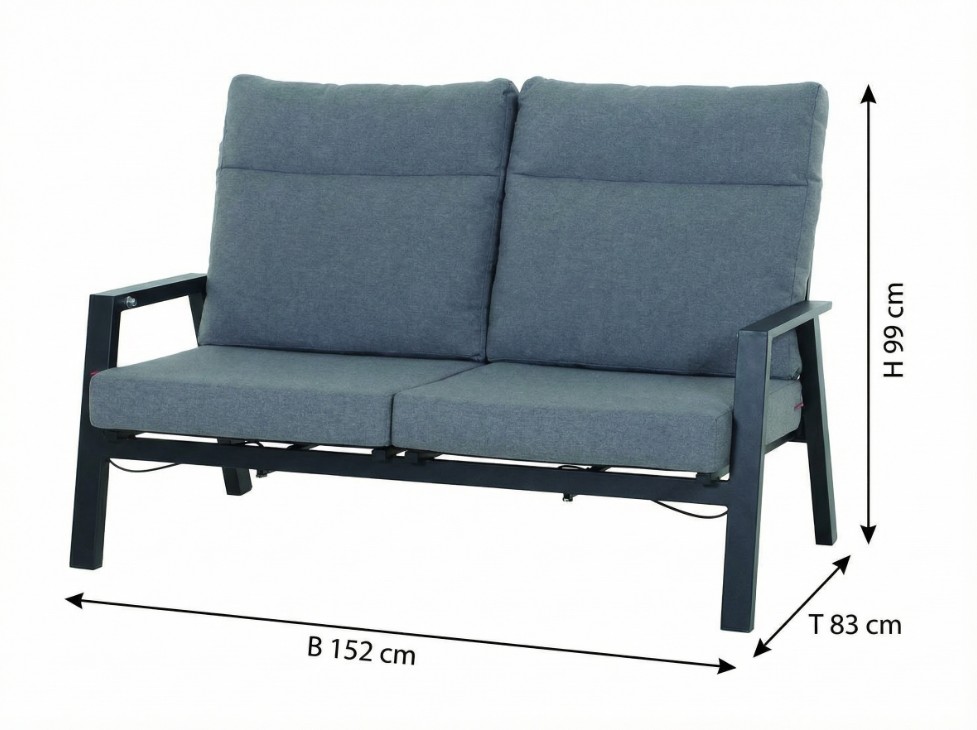 SIENA GARDEN Gartensofa VALENCIA