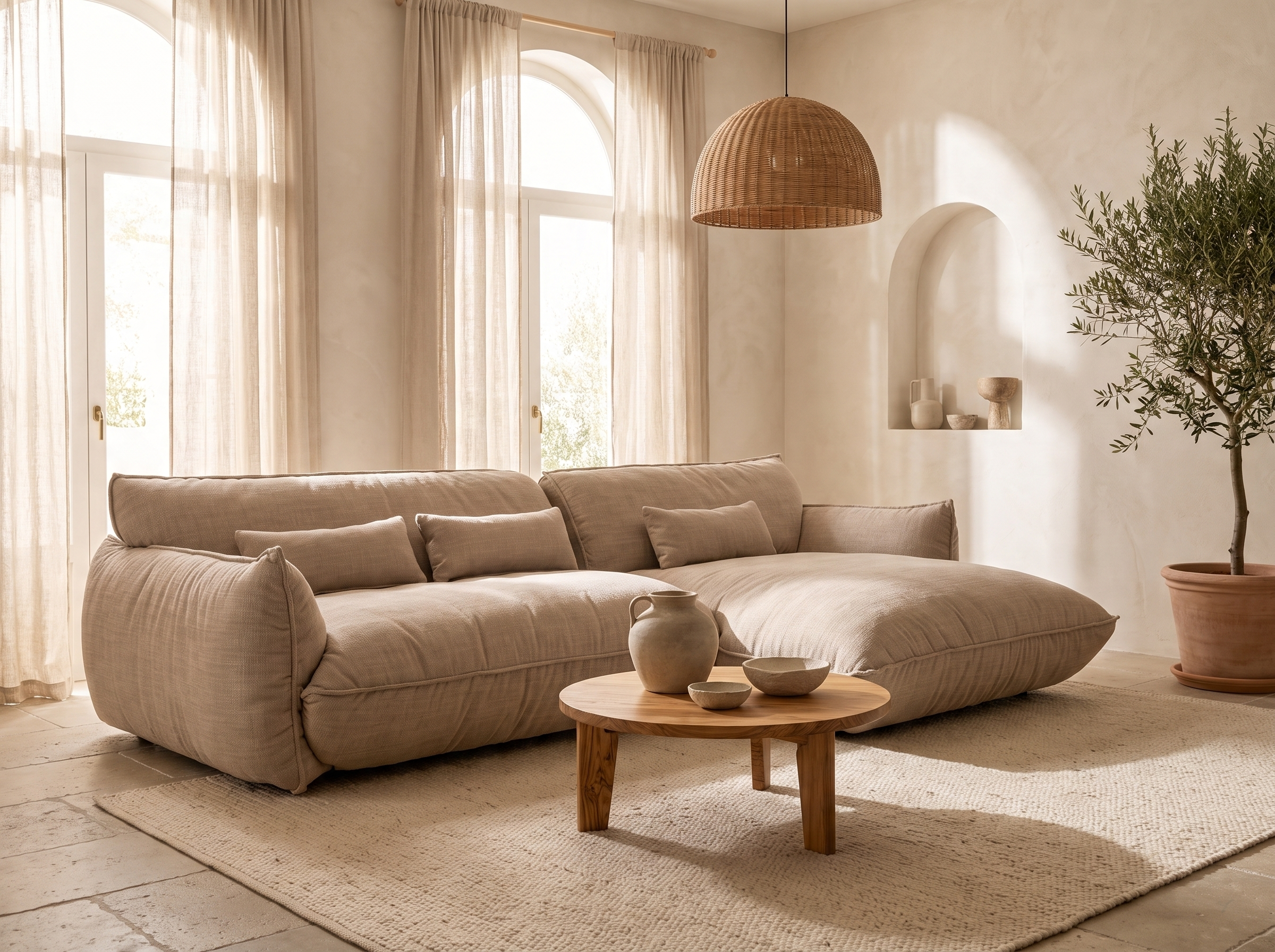 DESIGNWERK Sofamodell FLUFFY