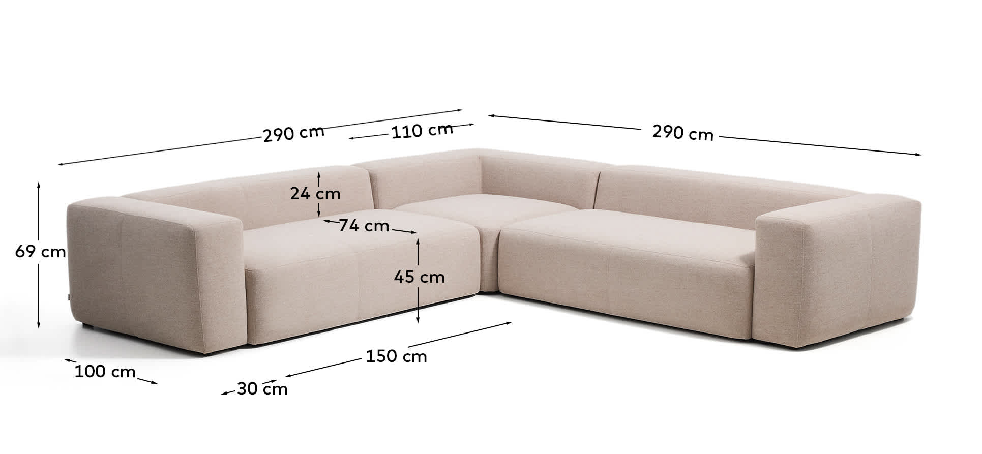 KAVE HOME Sofa BLOK