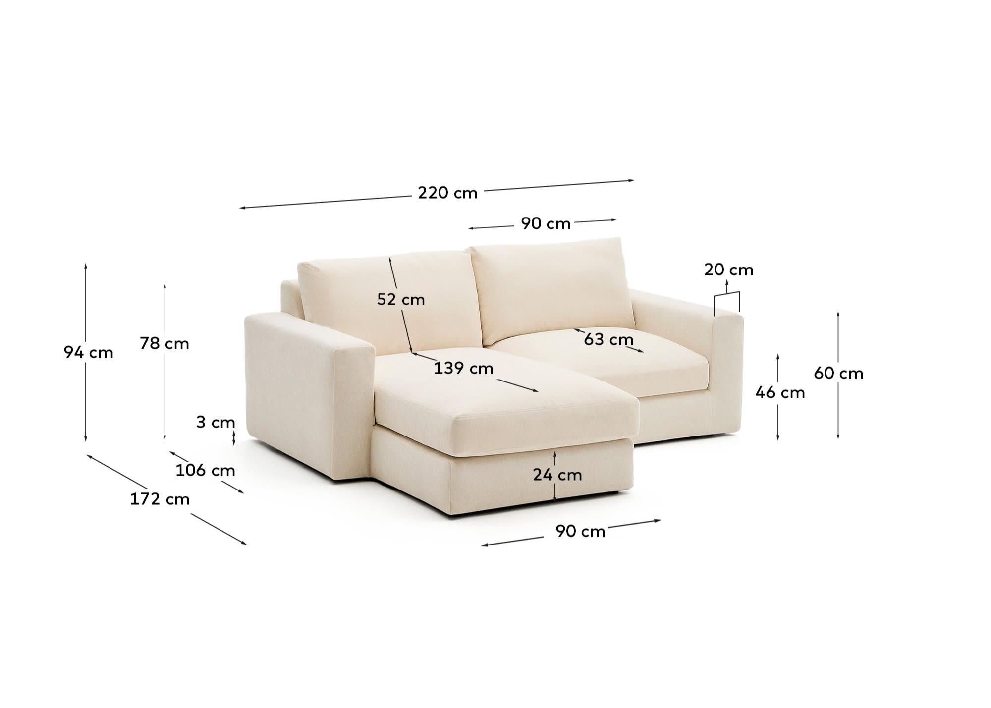 KAVE HOME Sofa ALEA KAVE HOME Sofa ALEA