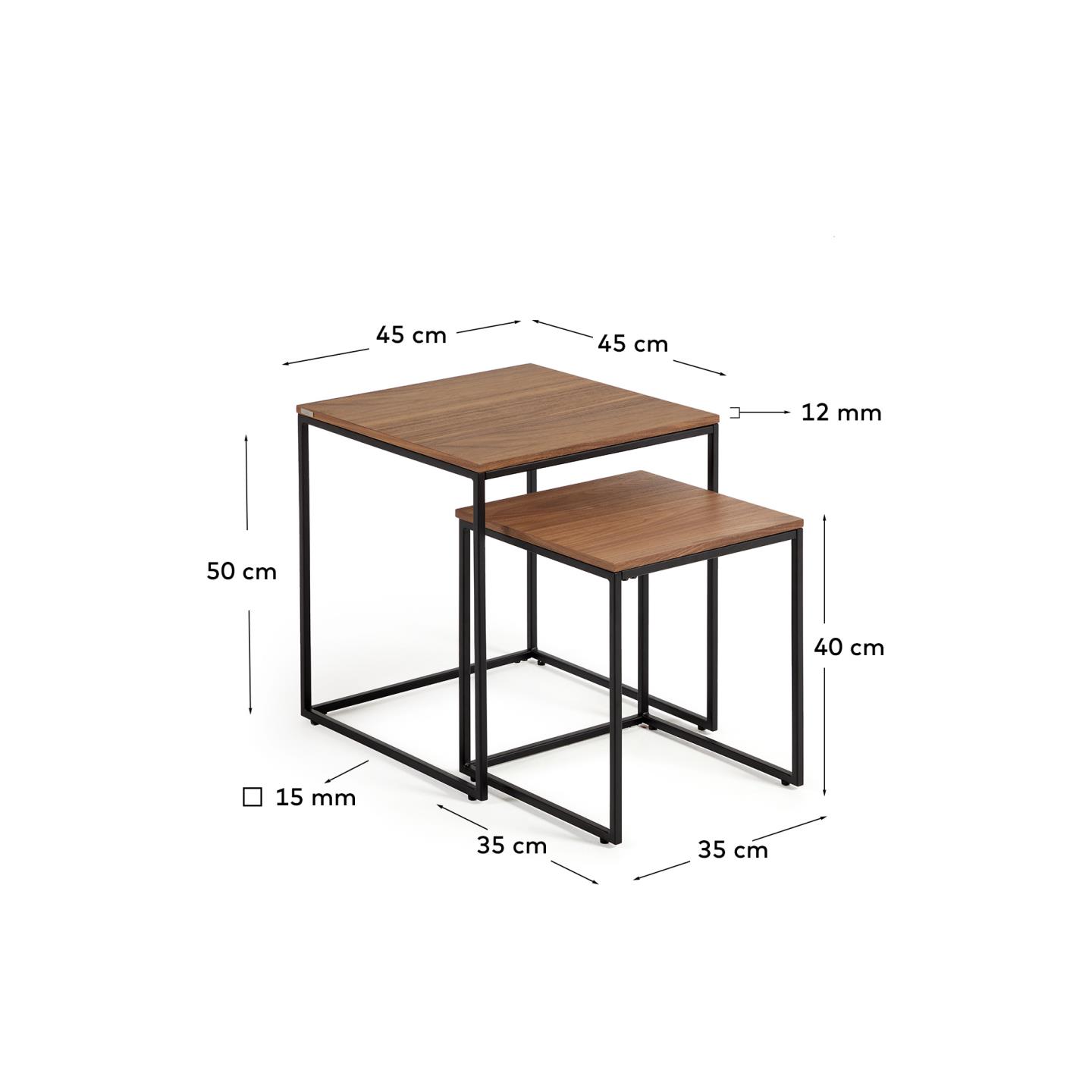 KAVE HOME Couchtisch-Set YOANA KAVE HOME Couchtisch-Set YOANA