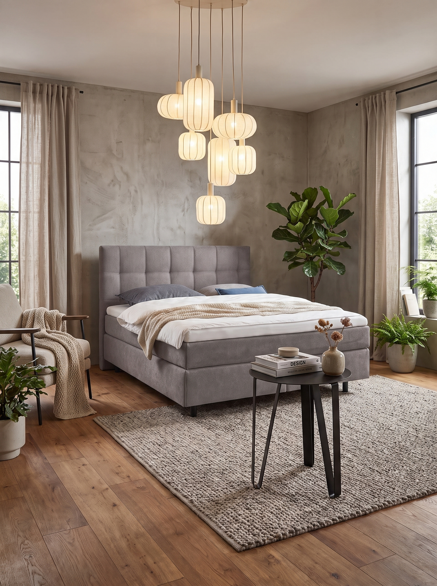 LÜCK Boxspringbett GRID