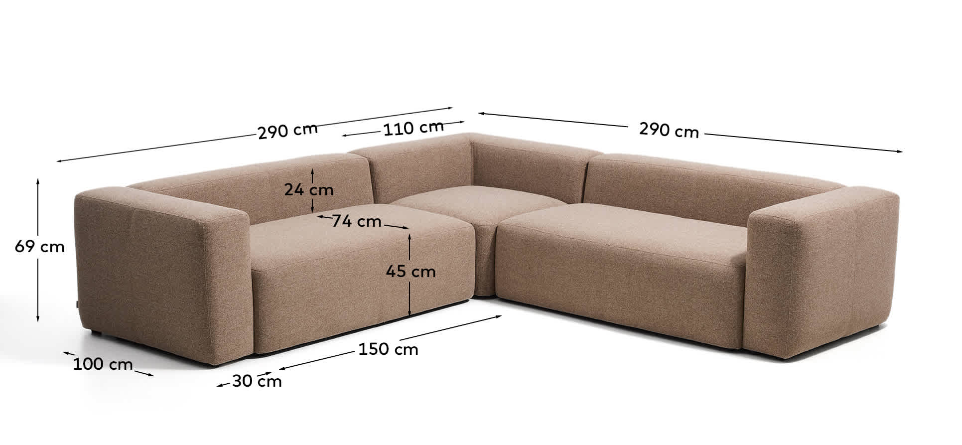 KAVE HOME Sofa BLOK